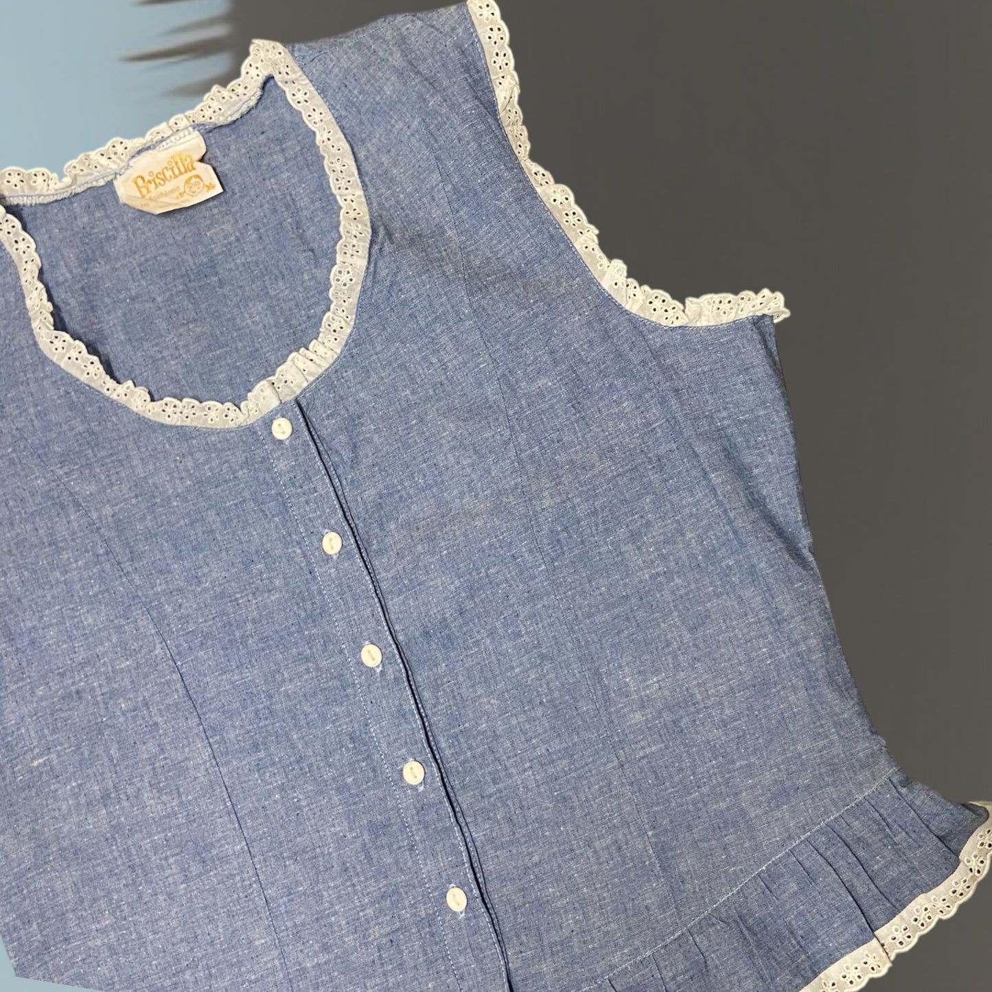 Priscilla Vintage Top Size 12-14