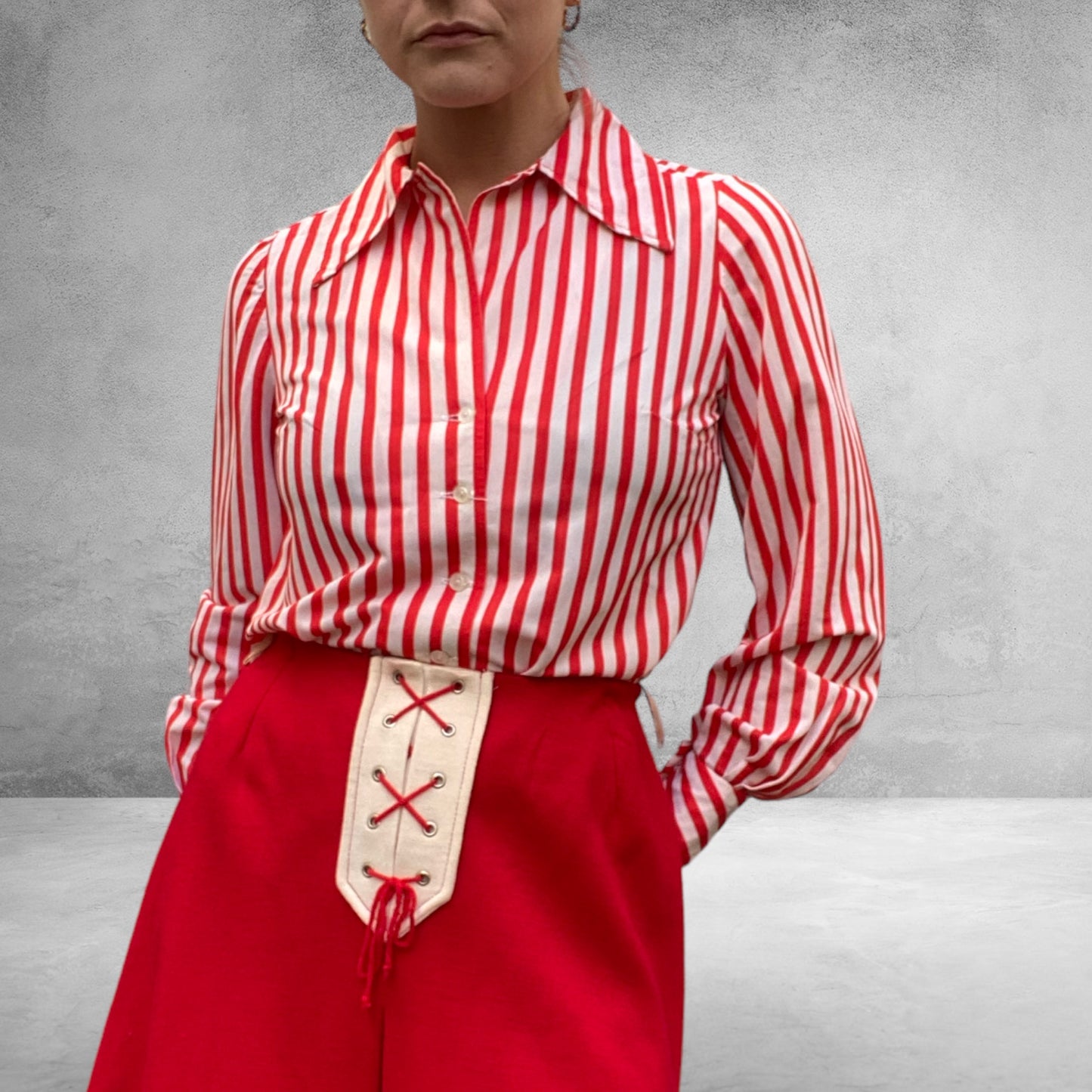 Candy Striped Blouse