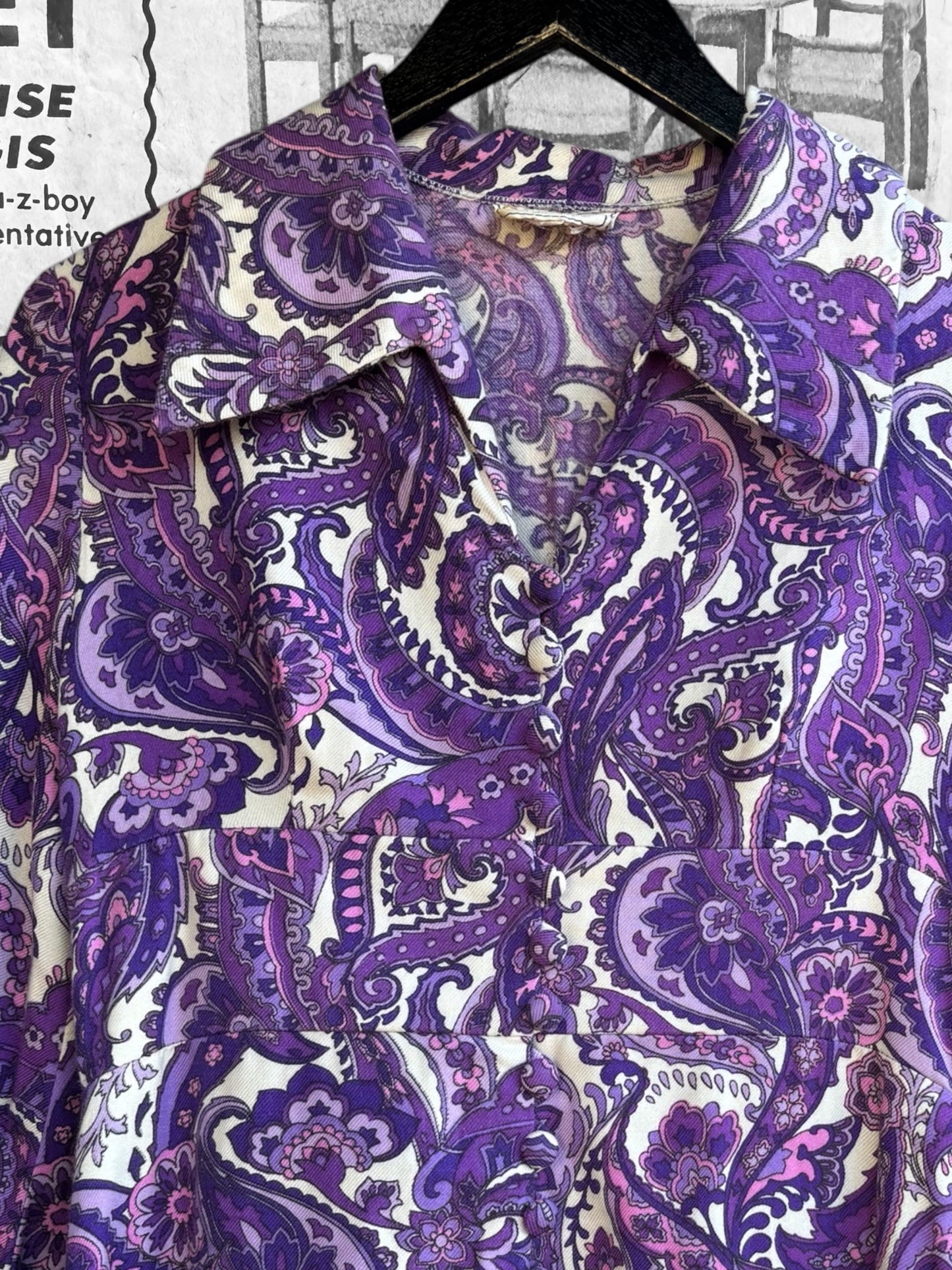 Pat Paisley Dress Size 8