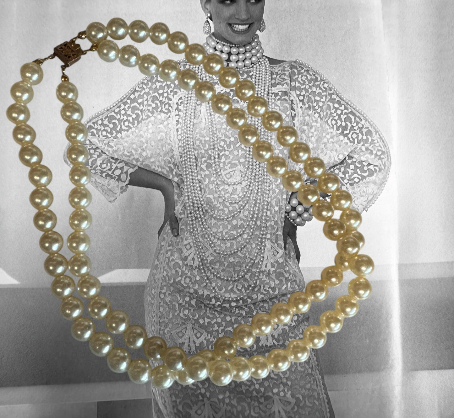 Layered Pearl Necklace