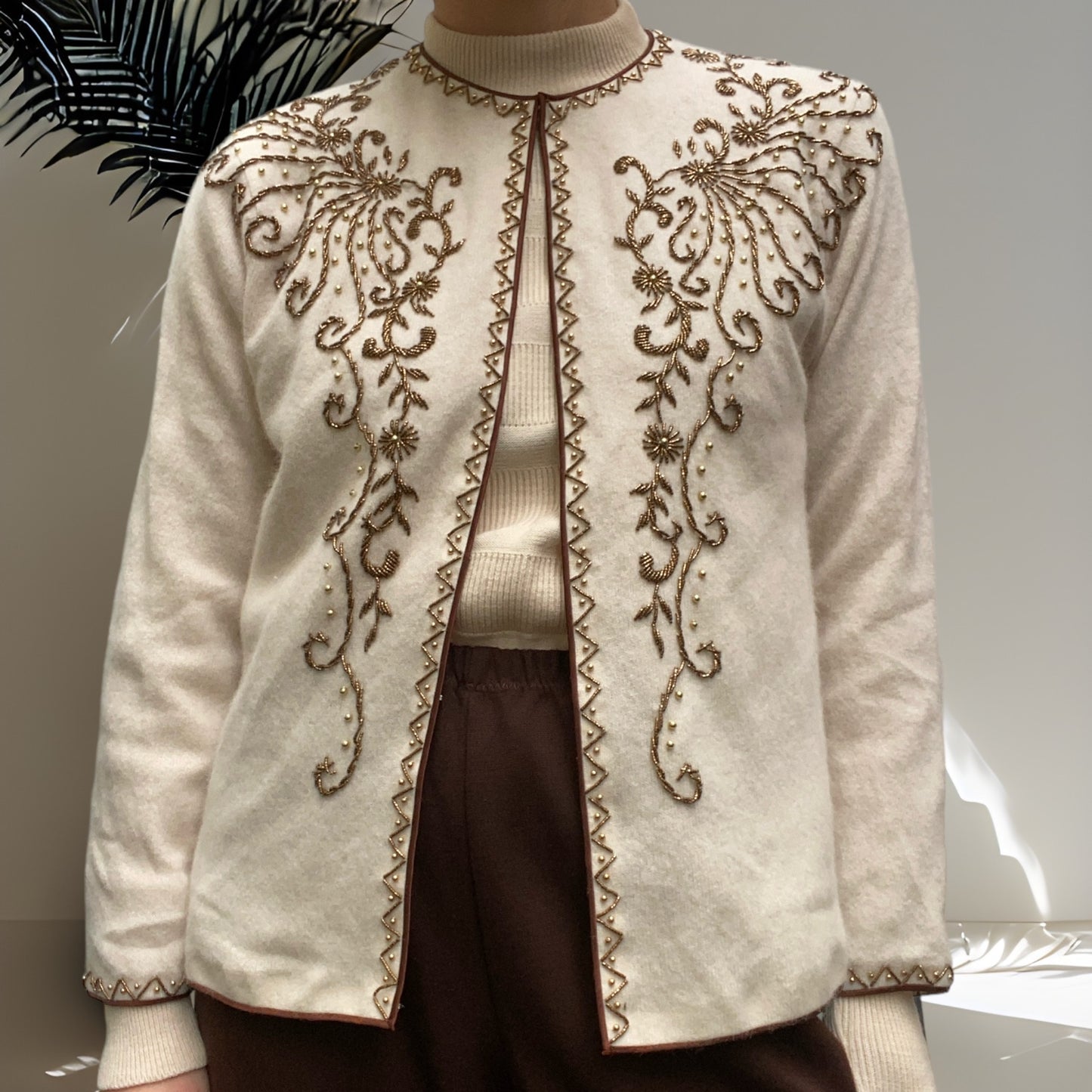 Flory Beaded Cardigan Size 12