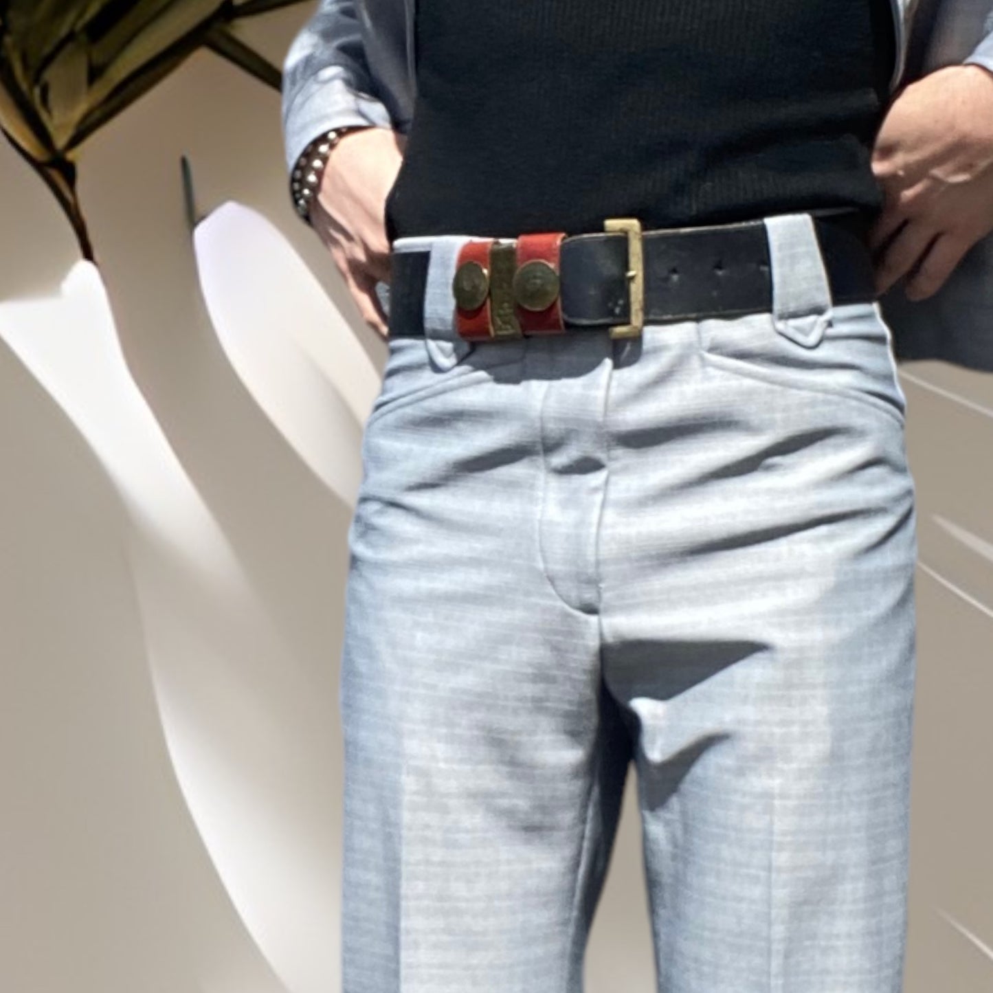 black red gold belt