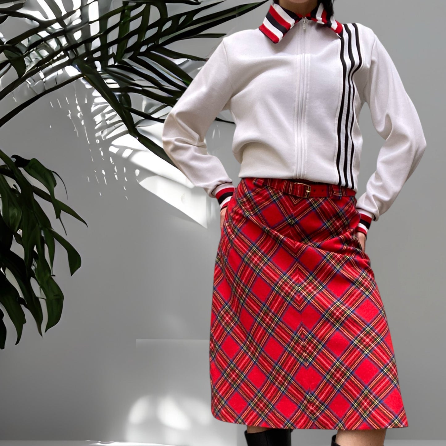 Boston Plaid Skirt 6-8