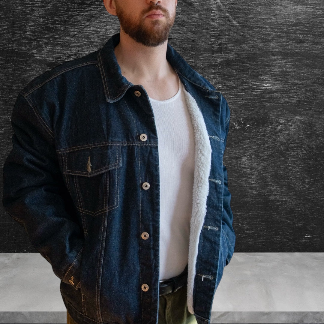 Texas Tuff Denim Jacket Size L-XL