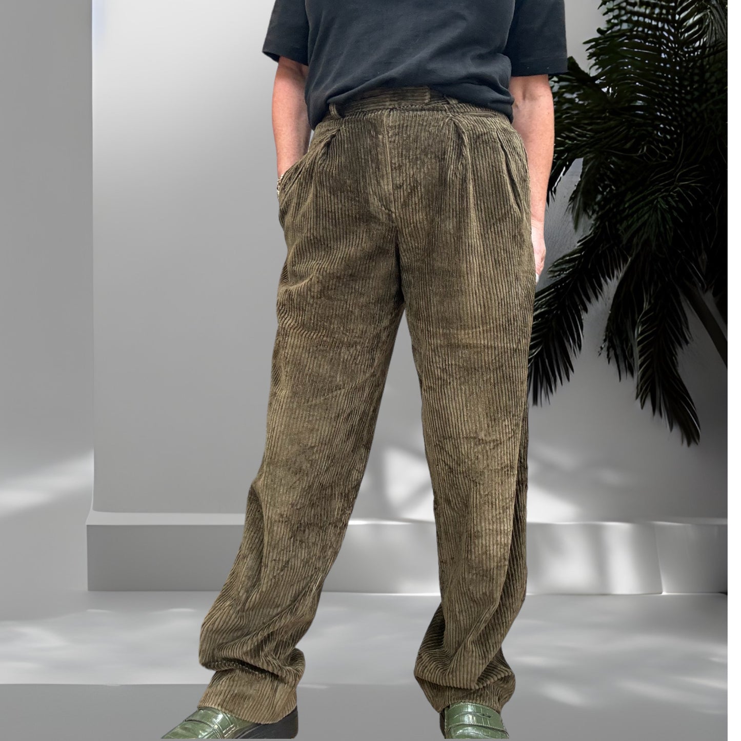 L.S.A Green Corduroy Pants Size 32
