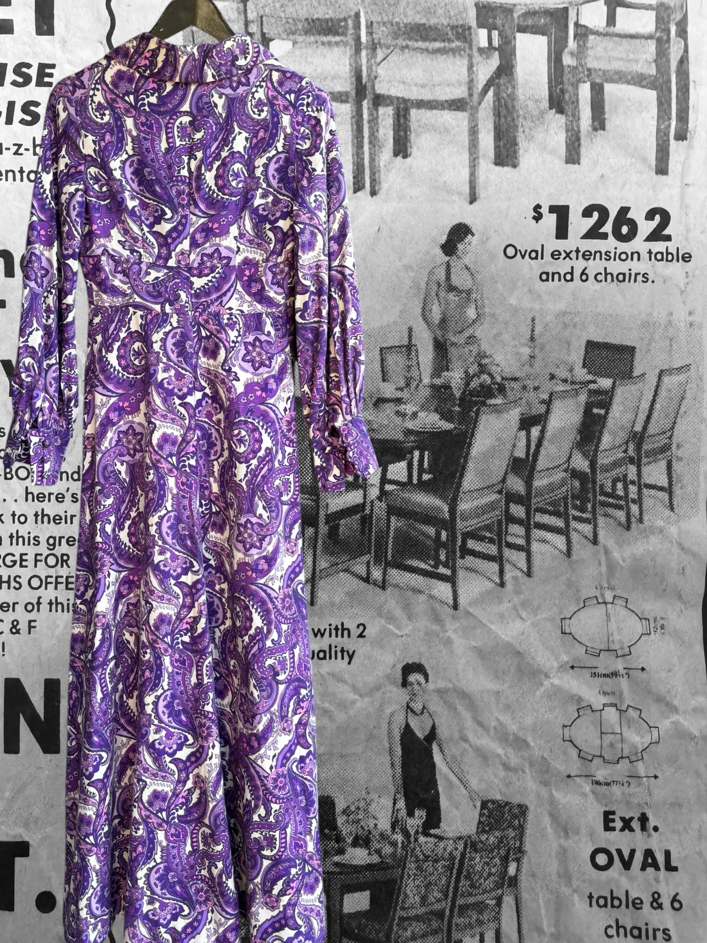 Pat Paisley Dress Size 8