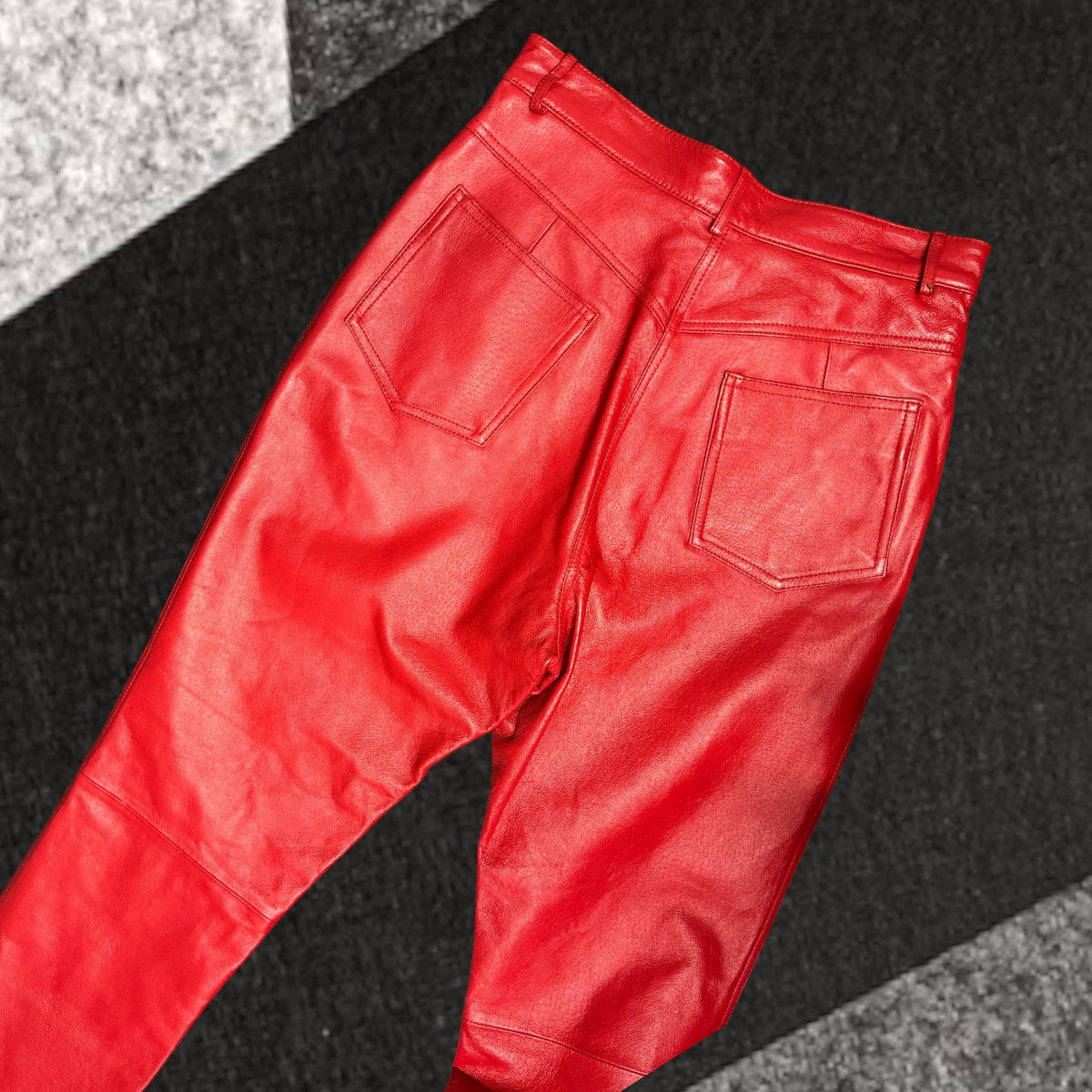 The Cars red leather Pants Size 10/ 12 S/Mens