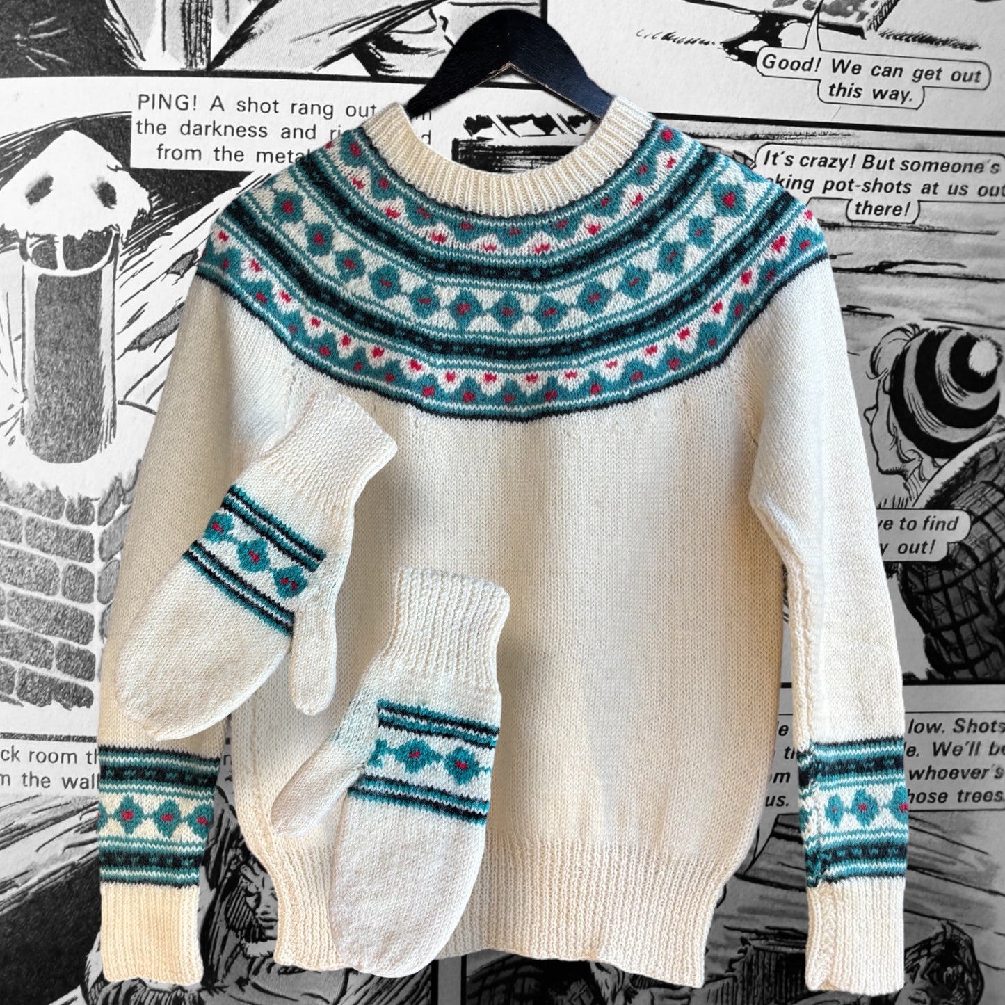 Suzy Sweater & Mitten Set Size XS