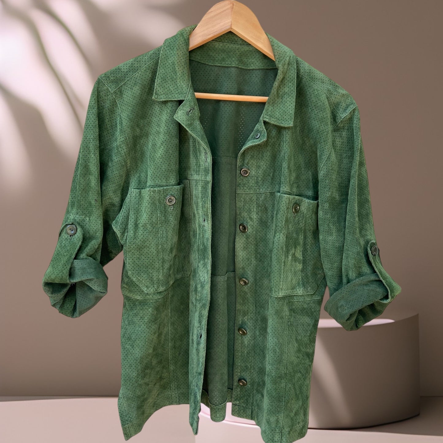 La Vitesse Suede Shirt Size Small