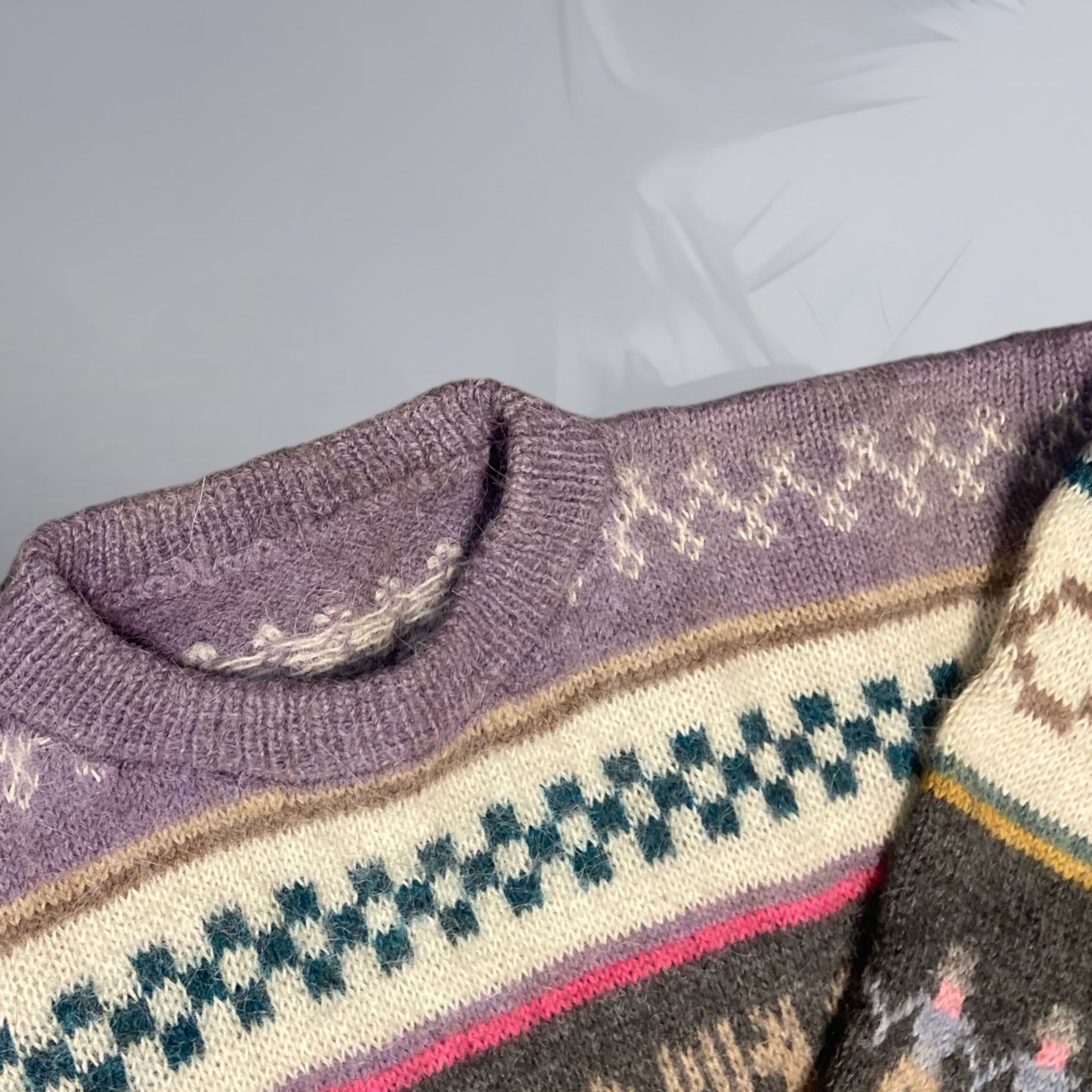 Lana Llama Handknit Jumper Size Medium