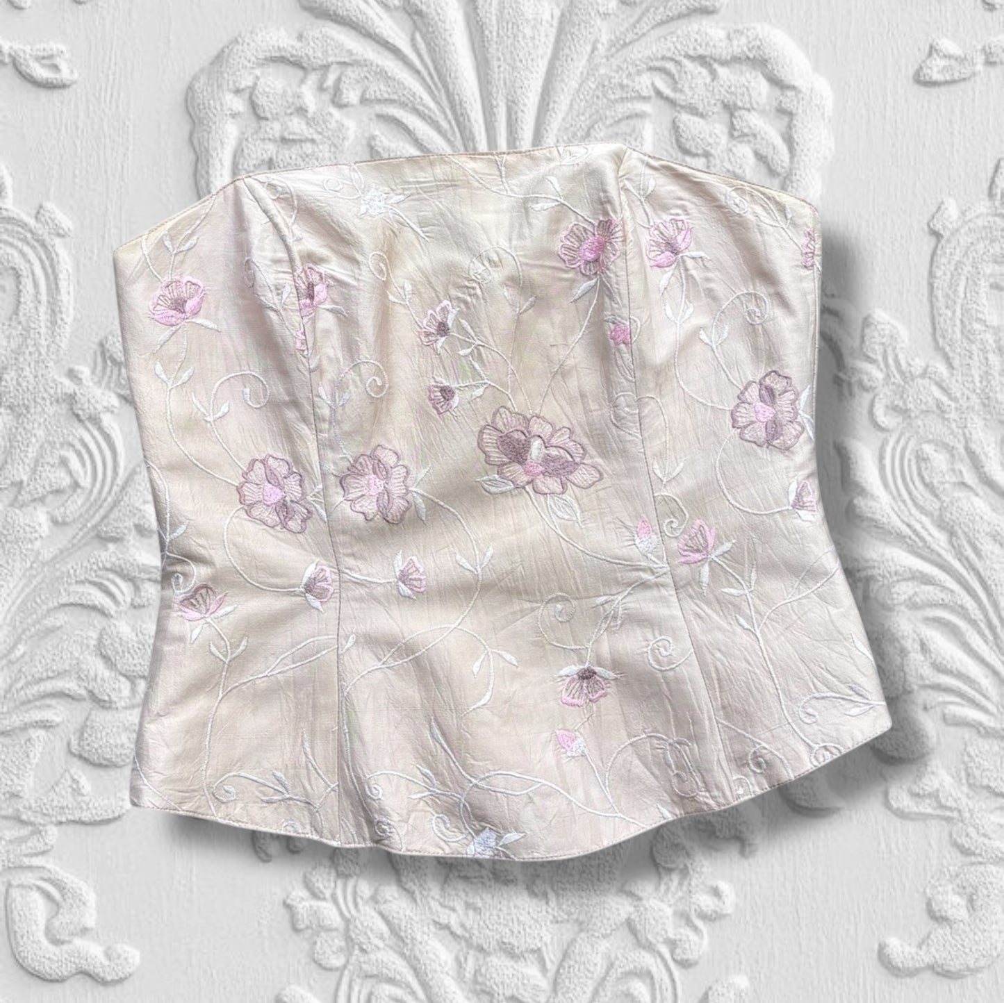 Floral corset top Size S/ 10