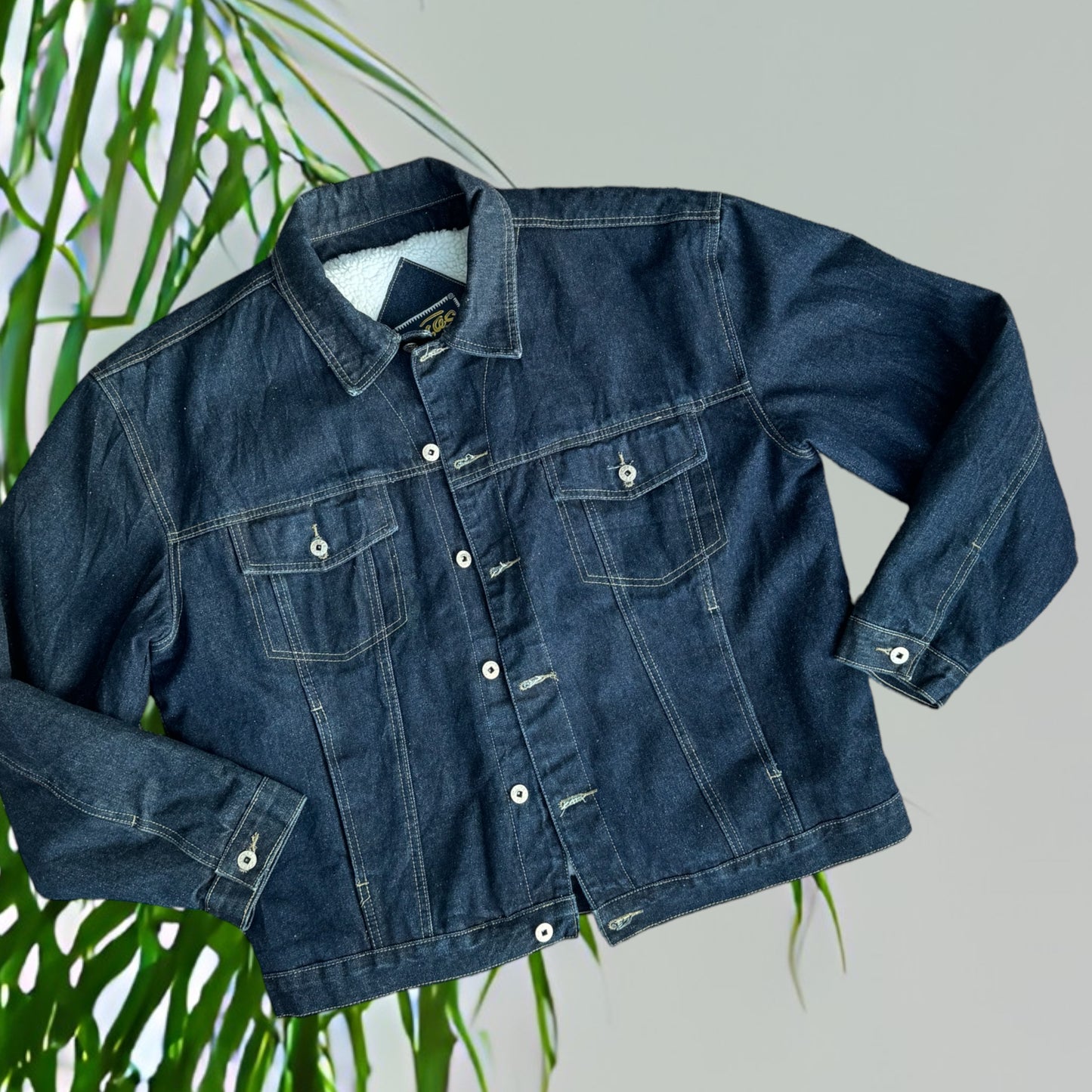 Texas Tuff Denim Jacket Size L-XL
