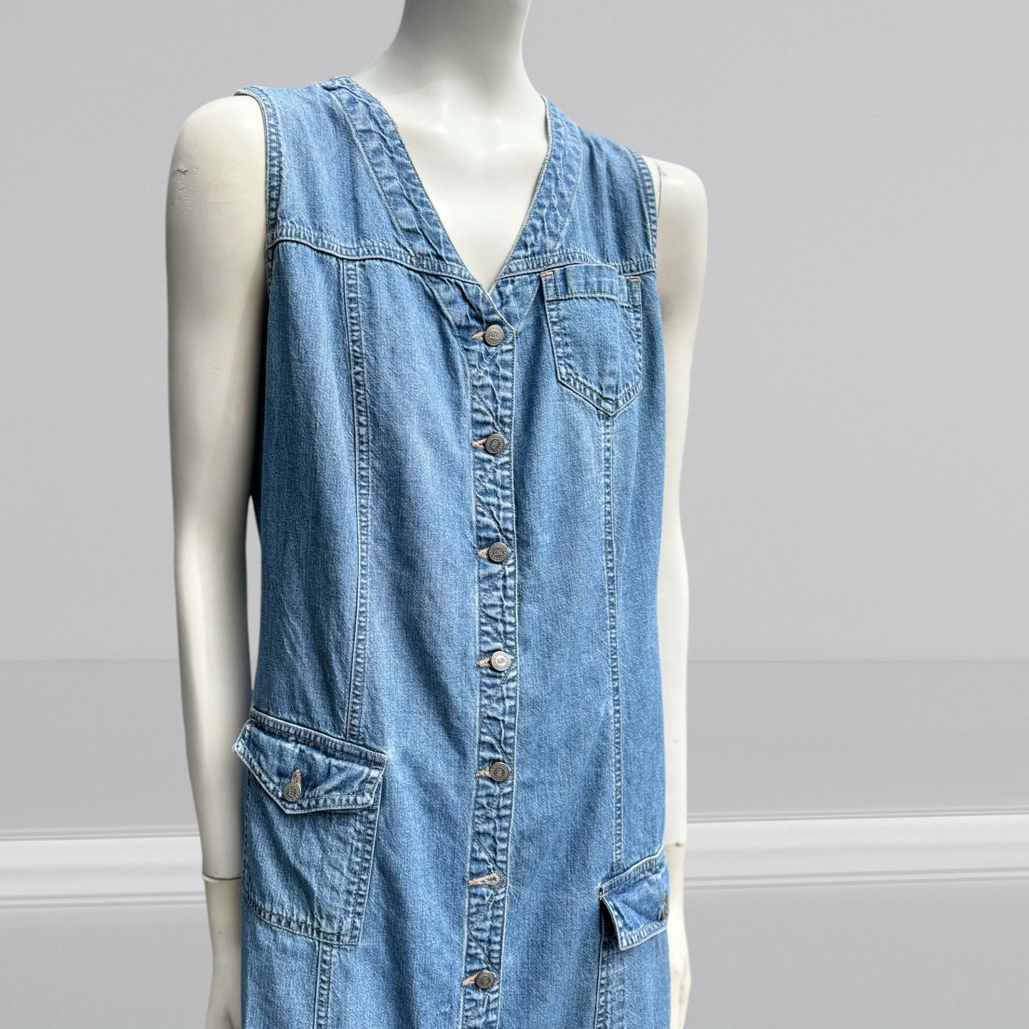 Monica 90's Denim Dress Size 10-12