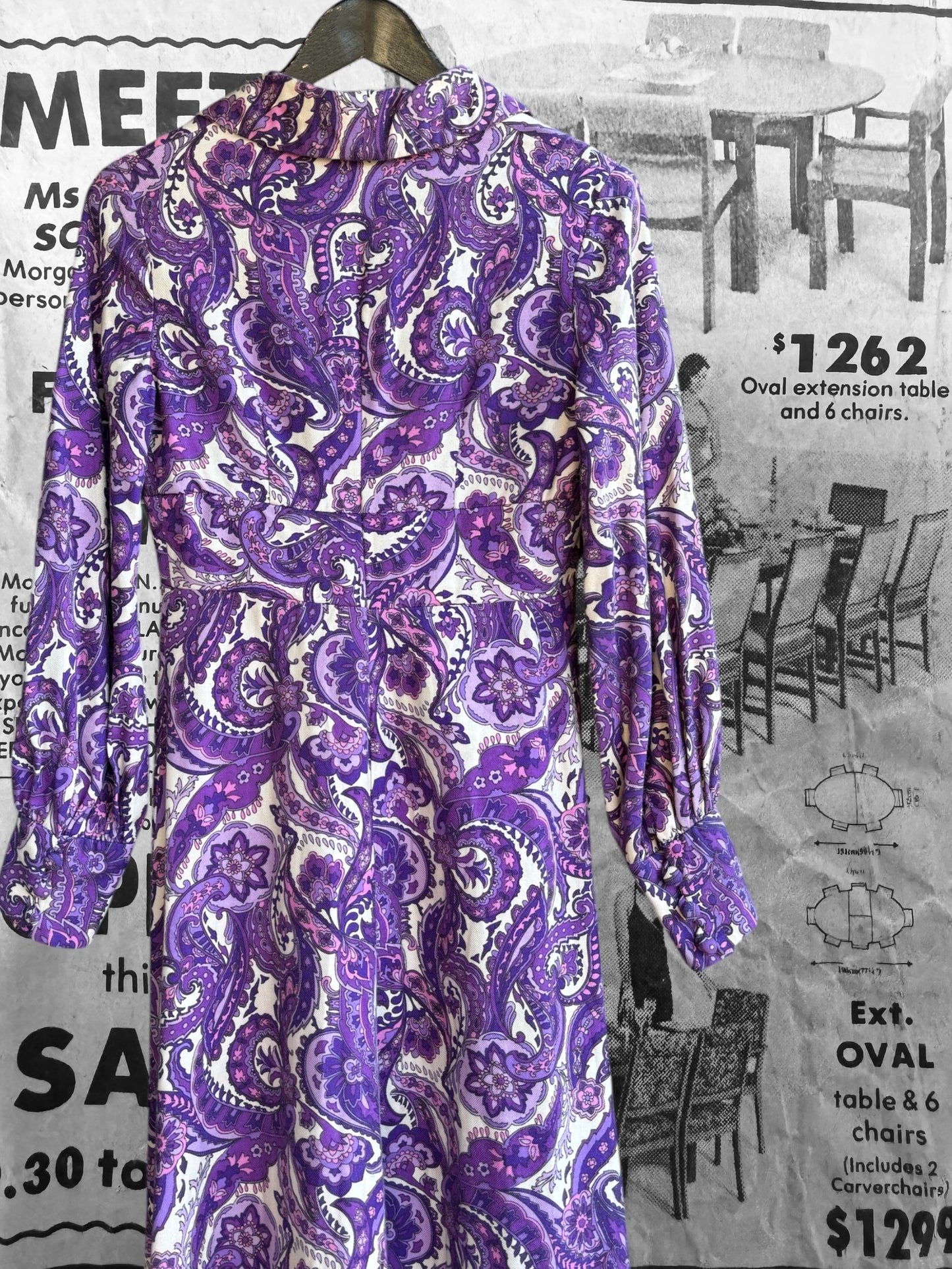 Pat Paisley Dress Size 8