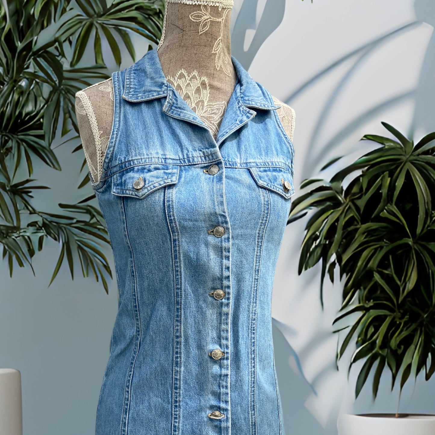 Trash Denim Dress Size 6