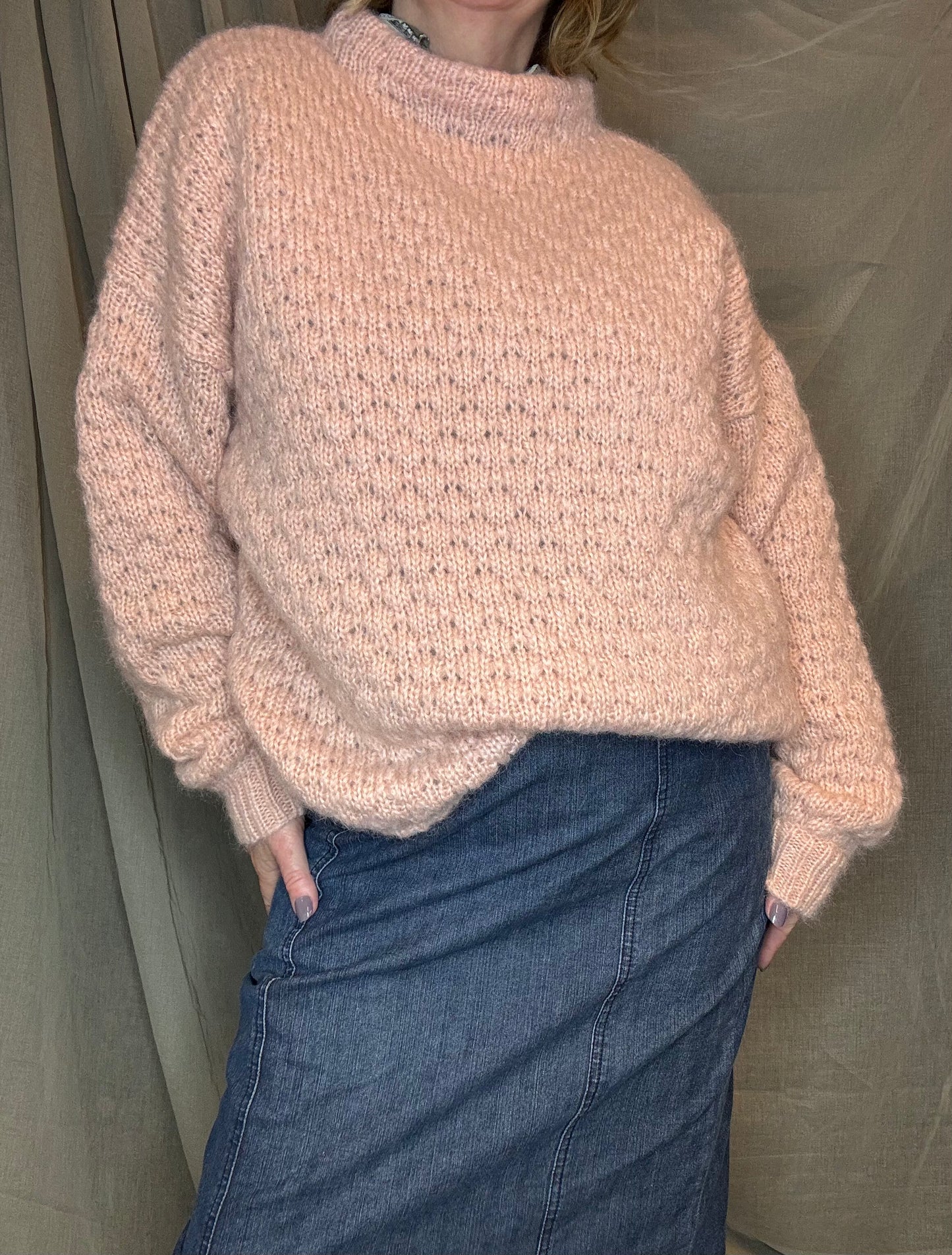 Blak Luxe Mohair Blend Jumper Size M