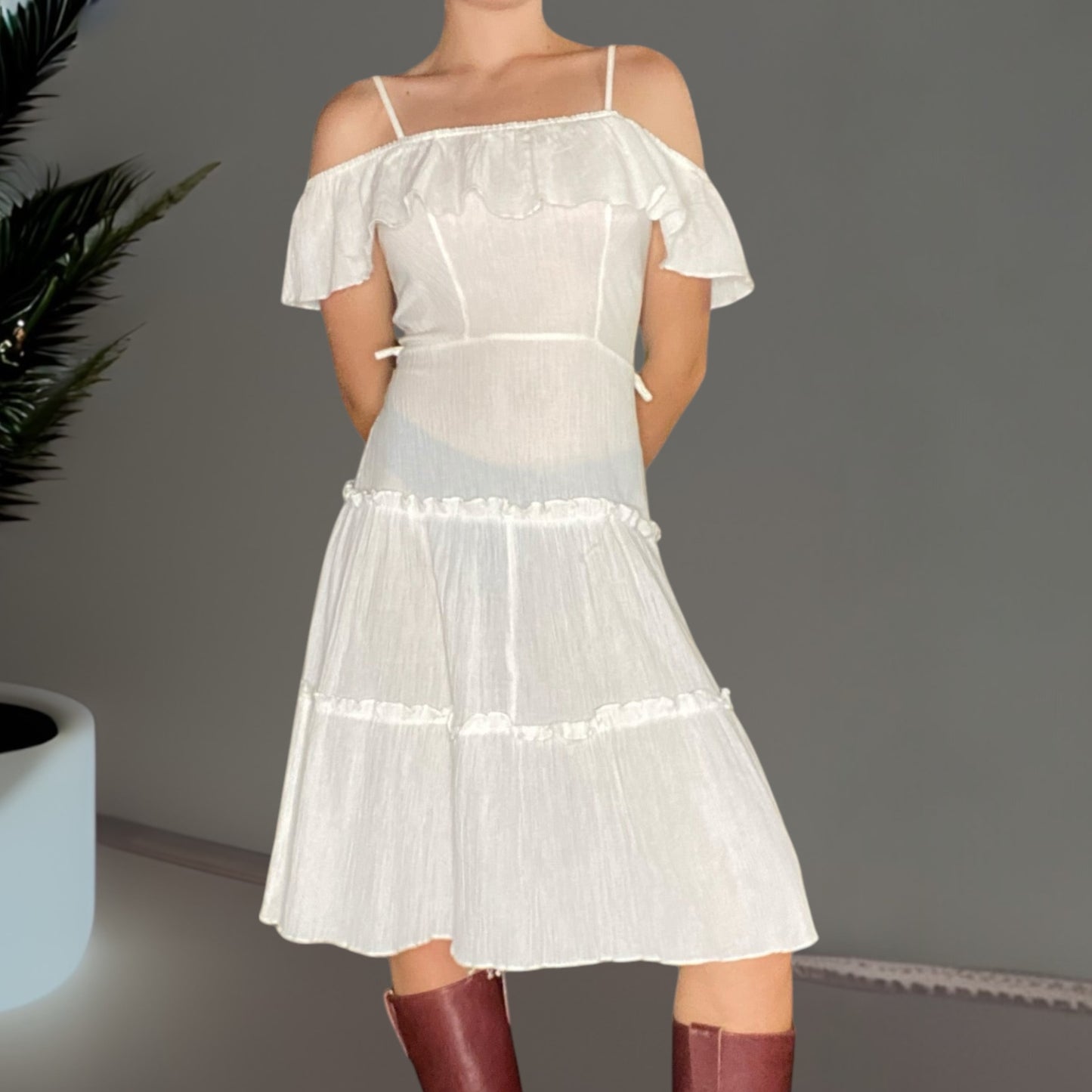 Crystelle Cotton Dress Size 10