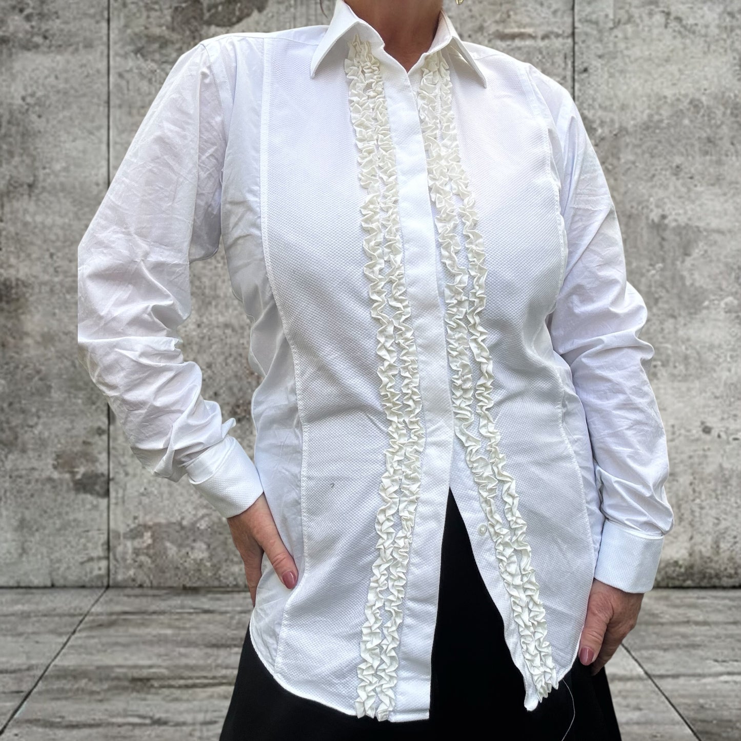 Remy Ruffled Shirt Size M