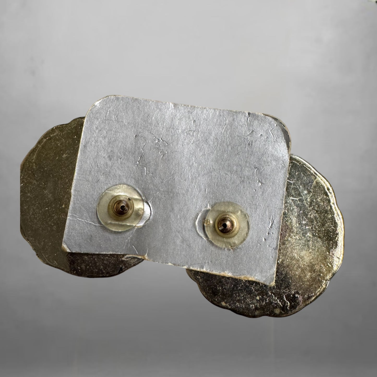 Amber 80’s Earrings