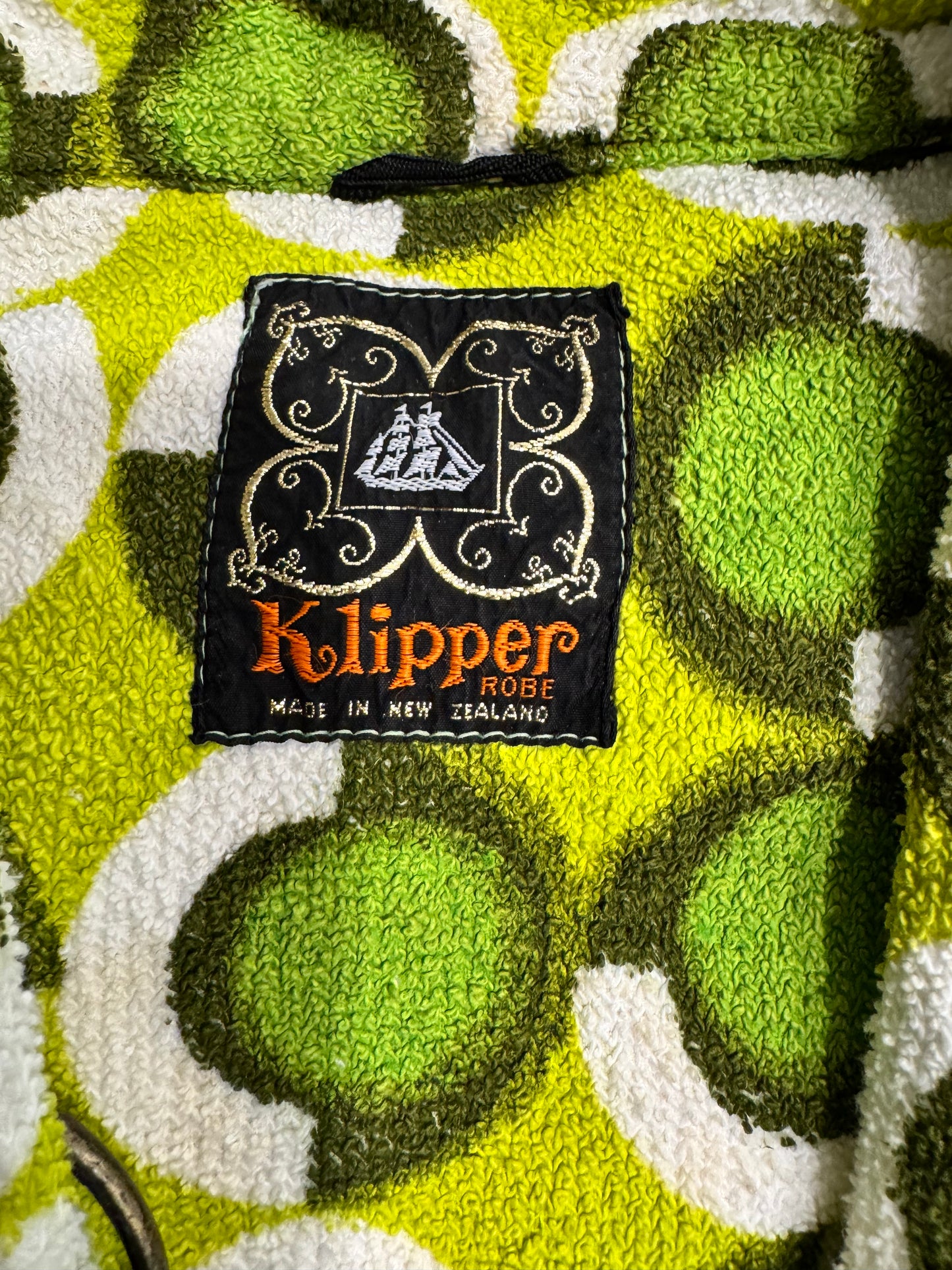 Klipper Towelling Robe Size M