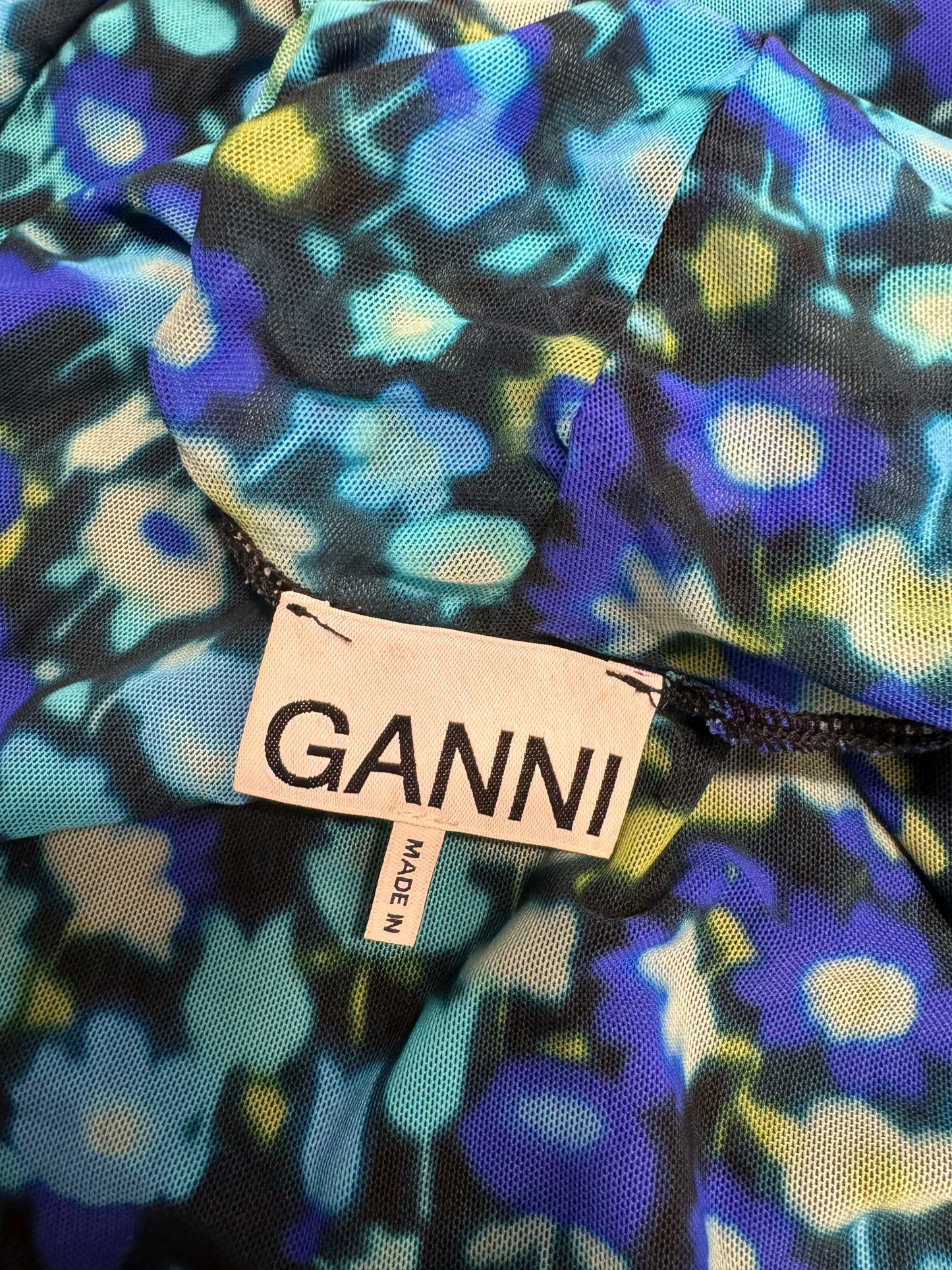 Ganni Floral Mesh Set Size 38 Size 10