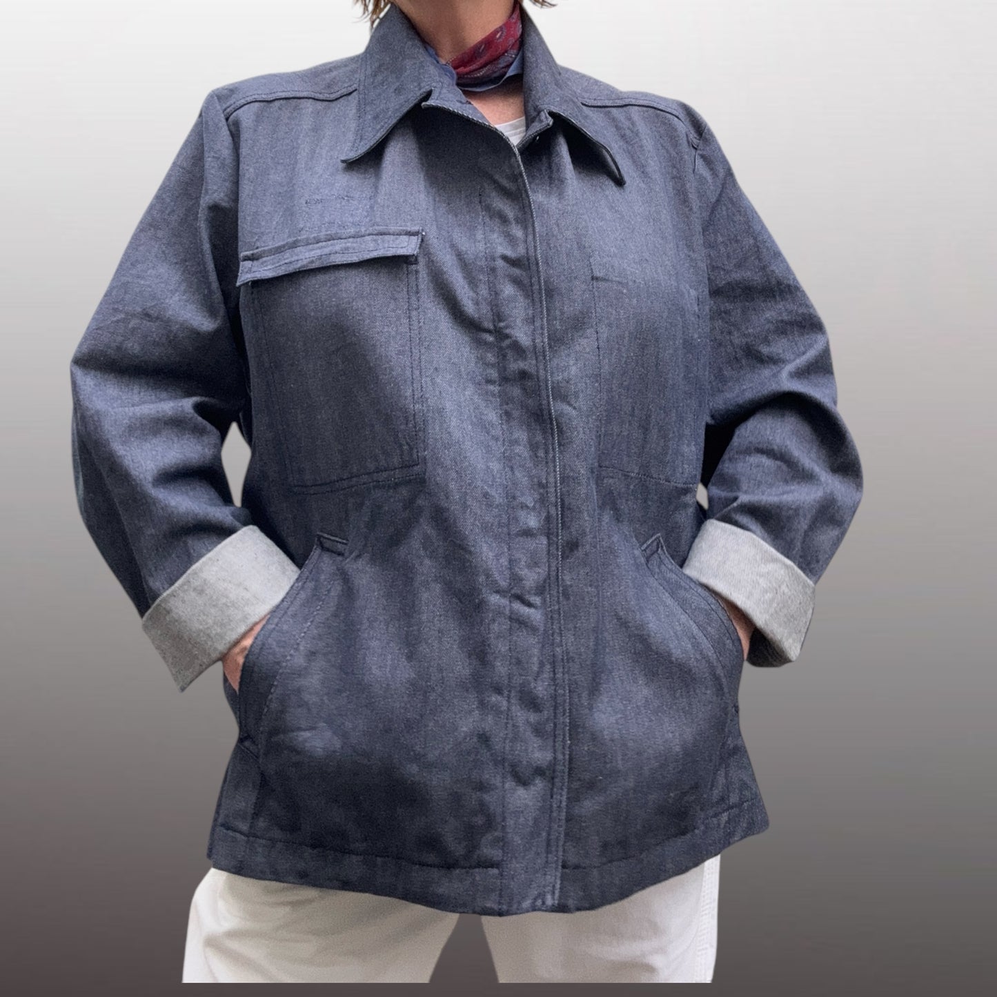 Denim Chore Jacket L