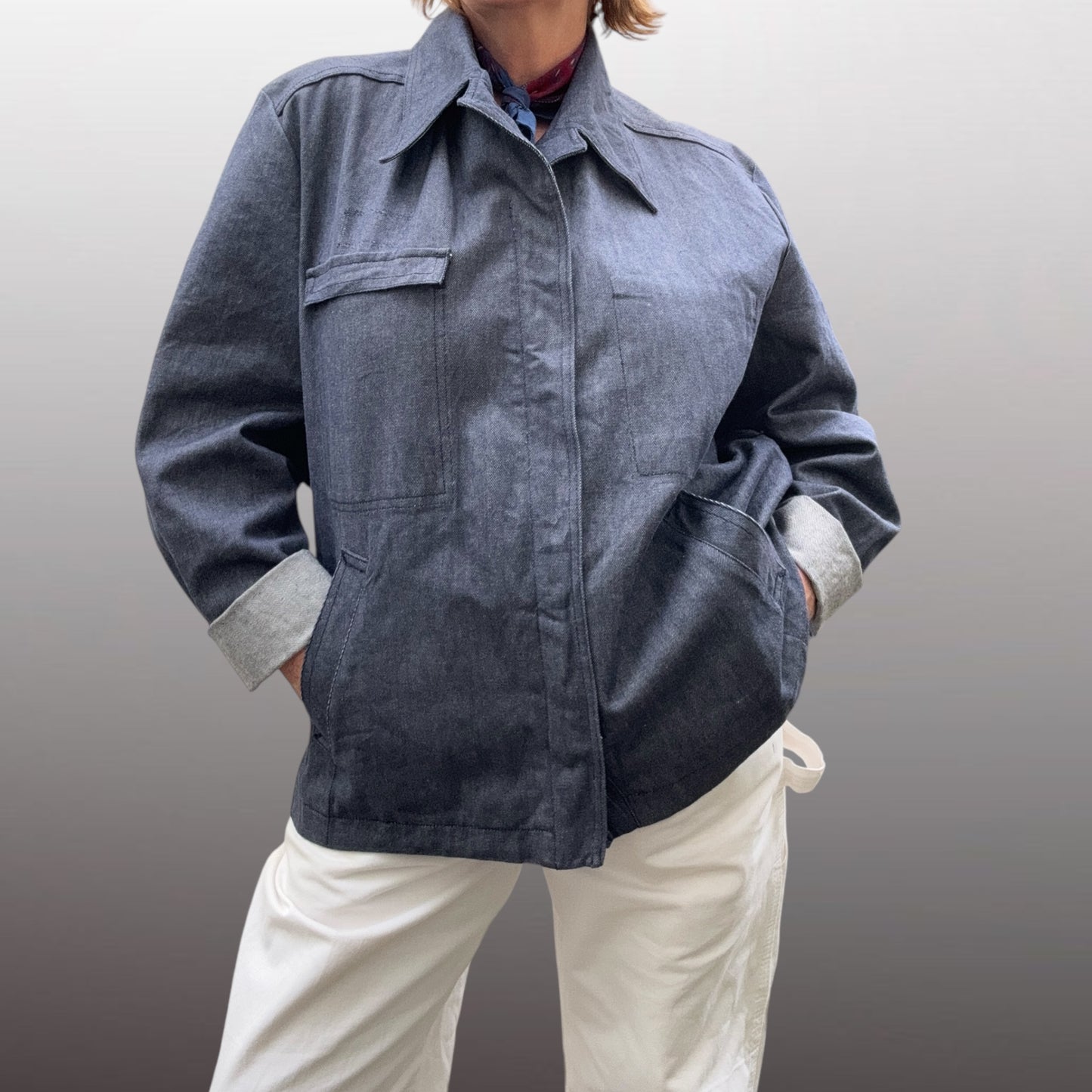 Denim Chore Jacket L