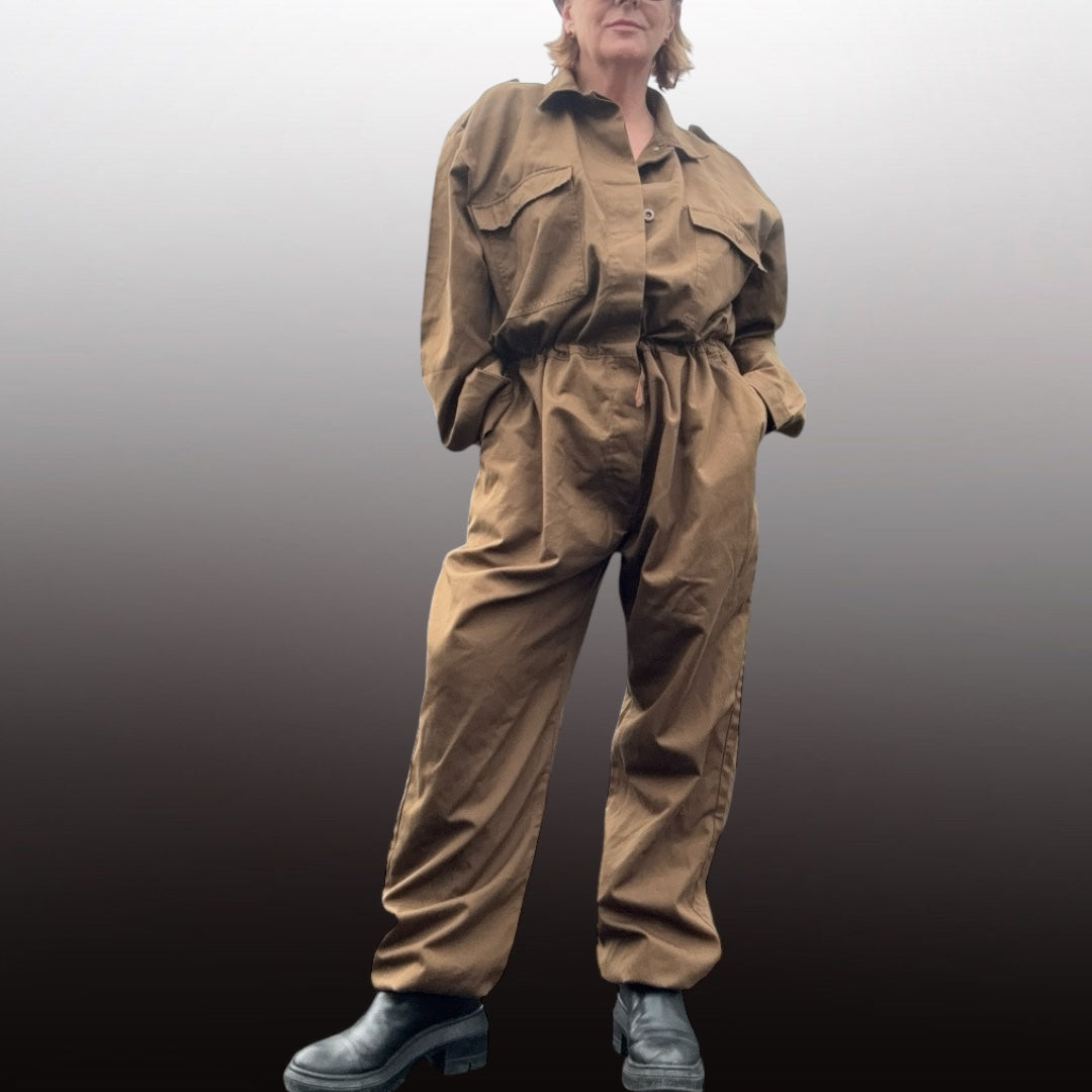 Brown Workwear Coveralls Size XXL