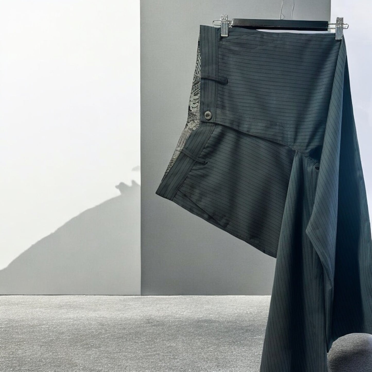 Grey Stripe Pants Size 34