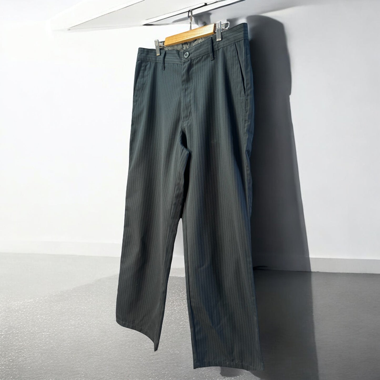 Grey Stripe Pants Size 34