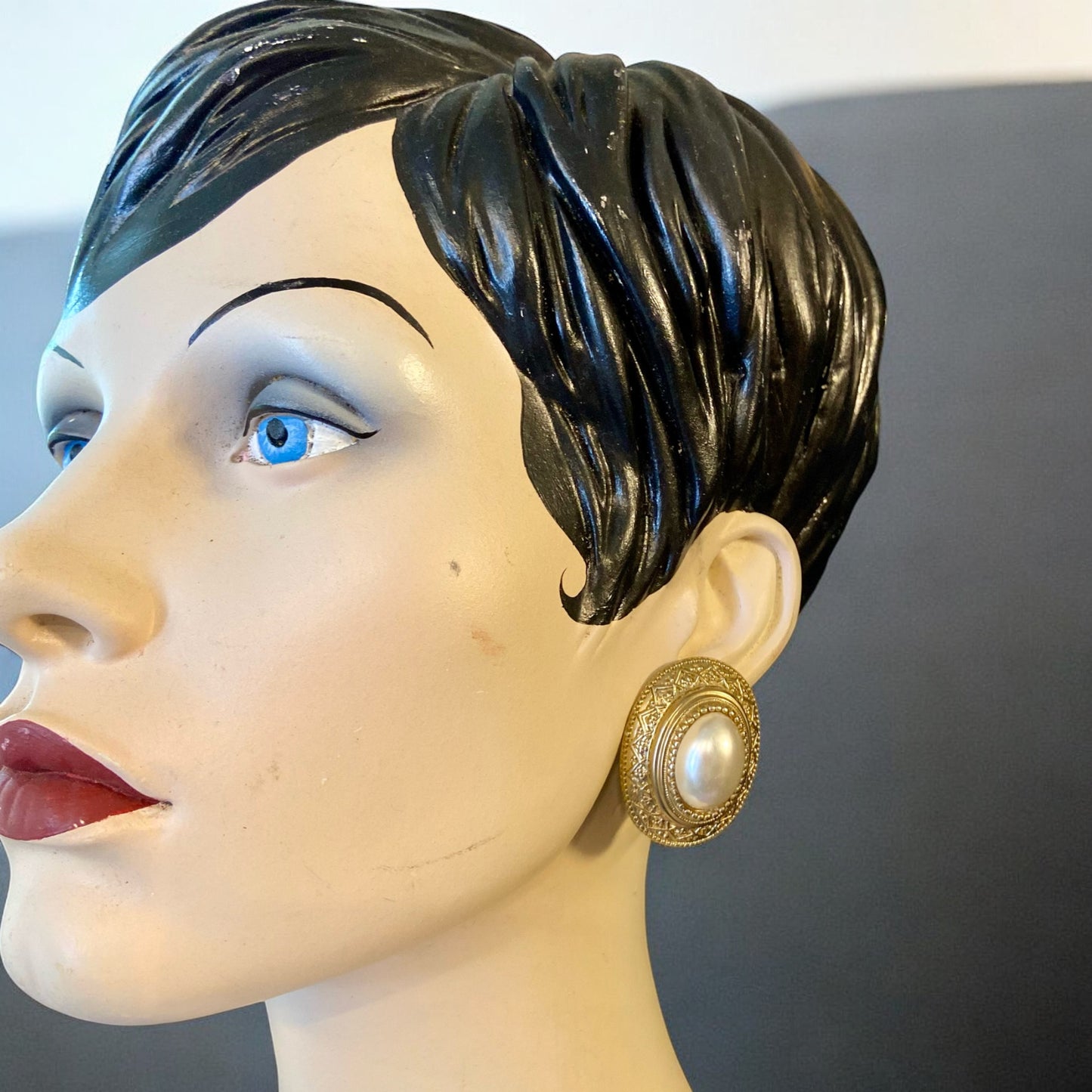 Shannon 80's Clip on Earrings