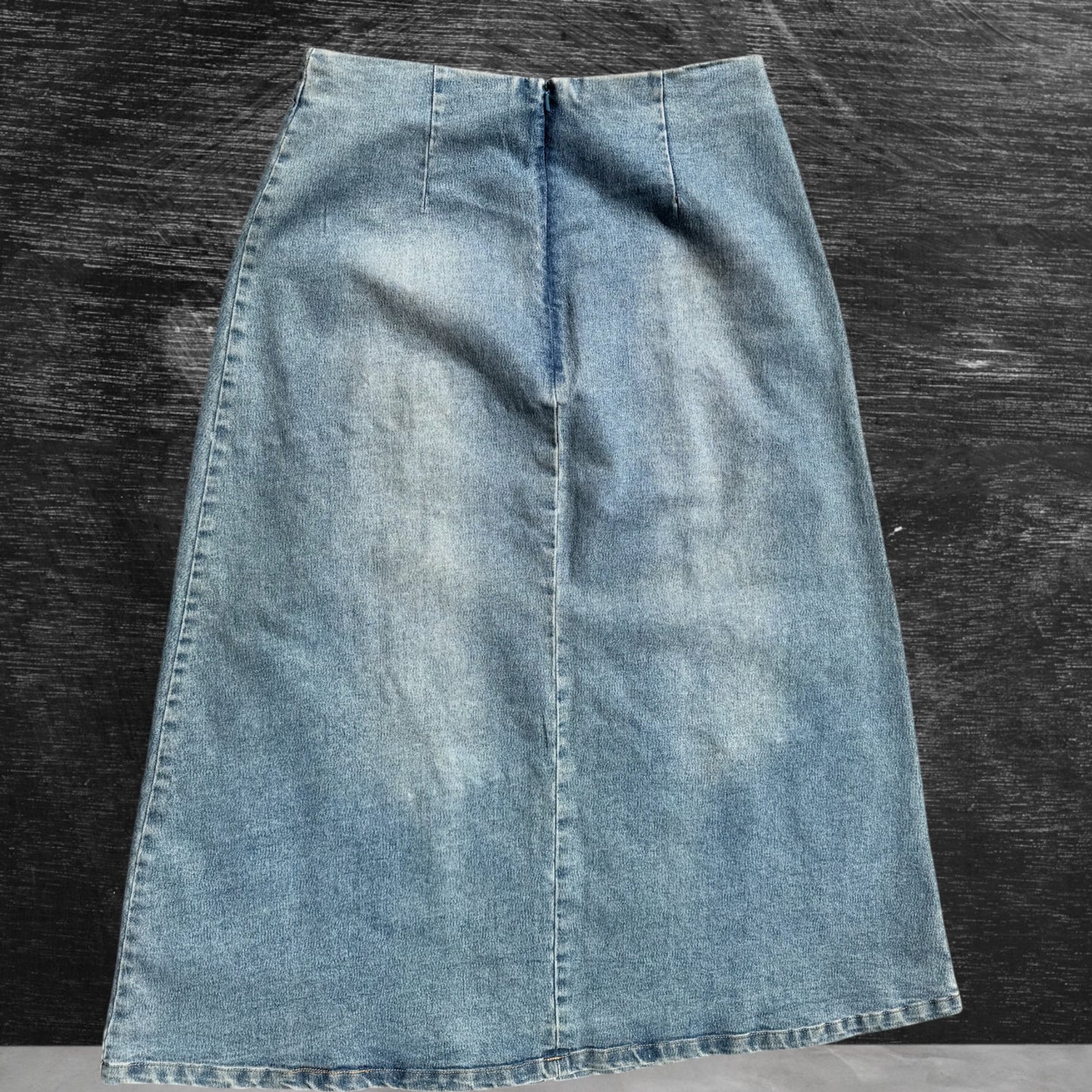 Denim Midi Skirt