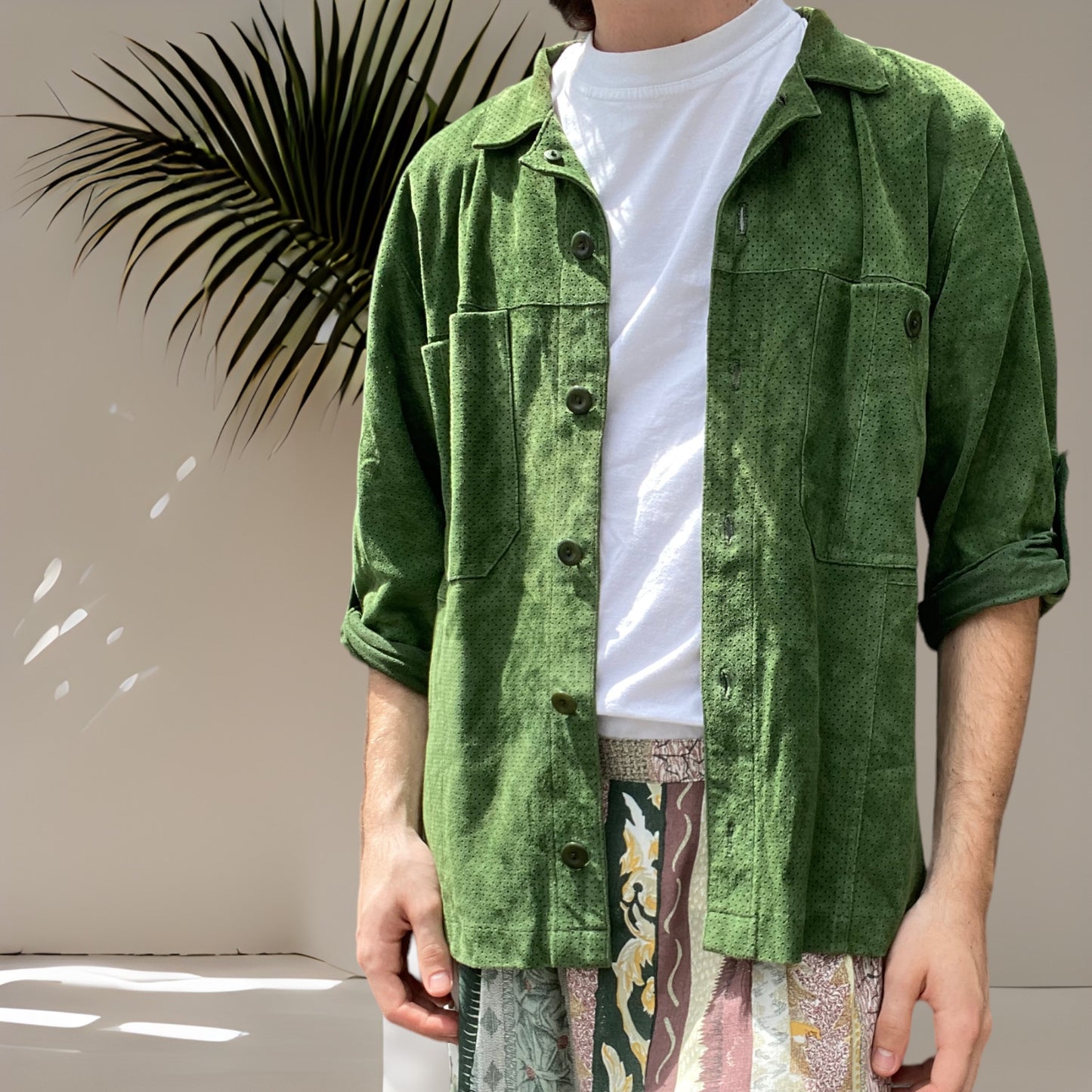 La Vitesse Suede Shirt Size Small