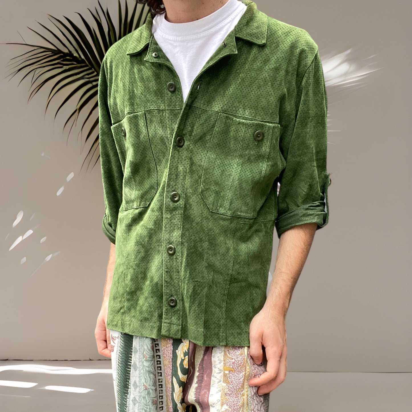 La Vitesse Suede Shirt Size Small