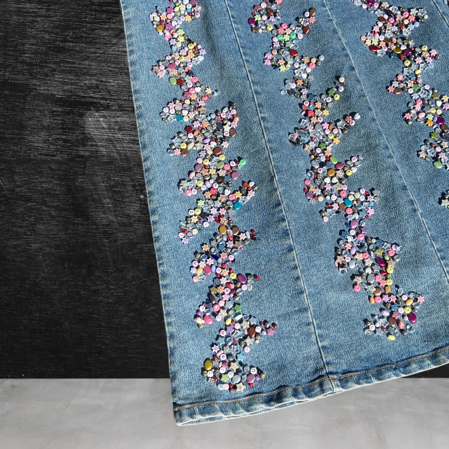 Denim Midi Skirt