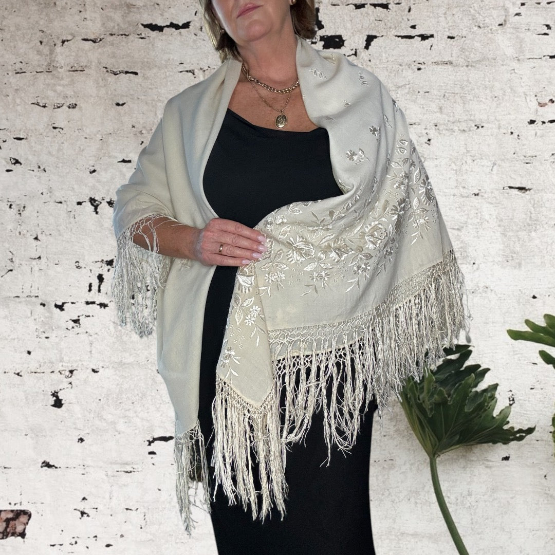 Vintage Piano Shawl