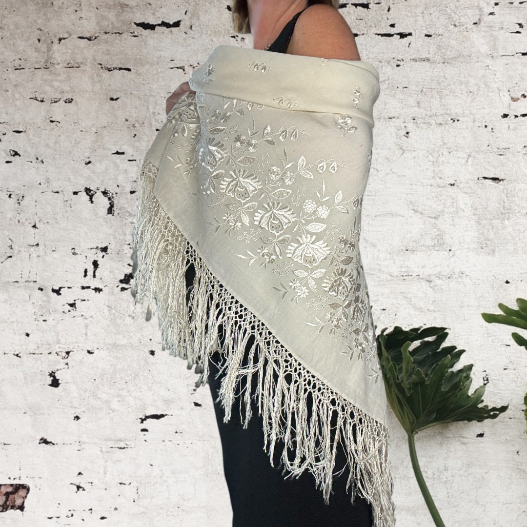 Vintage Piano Shawl