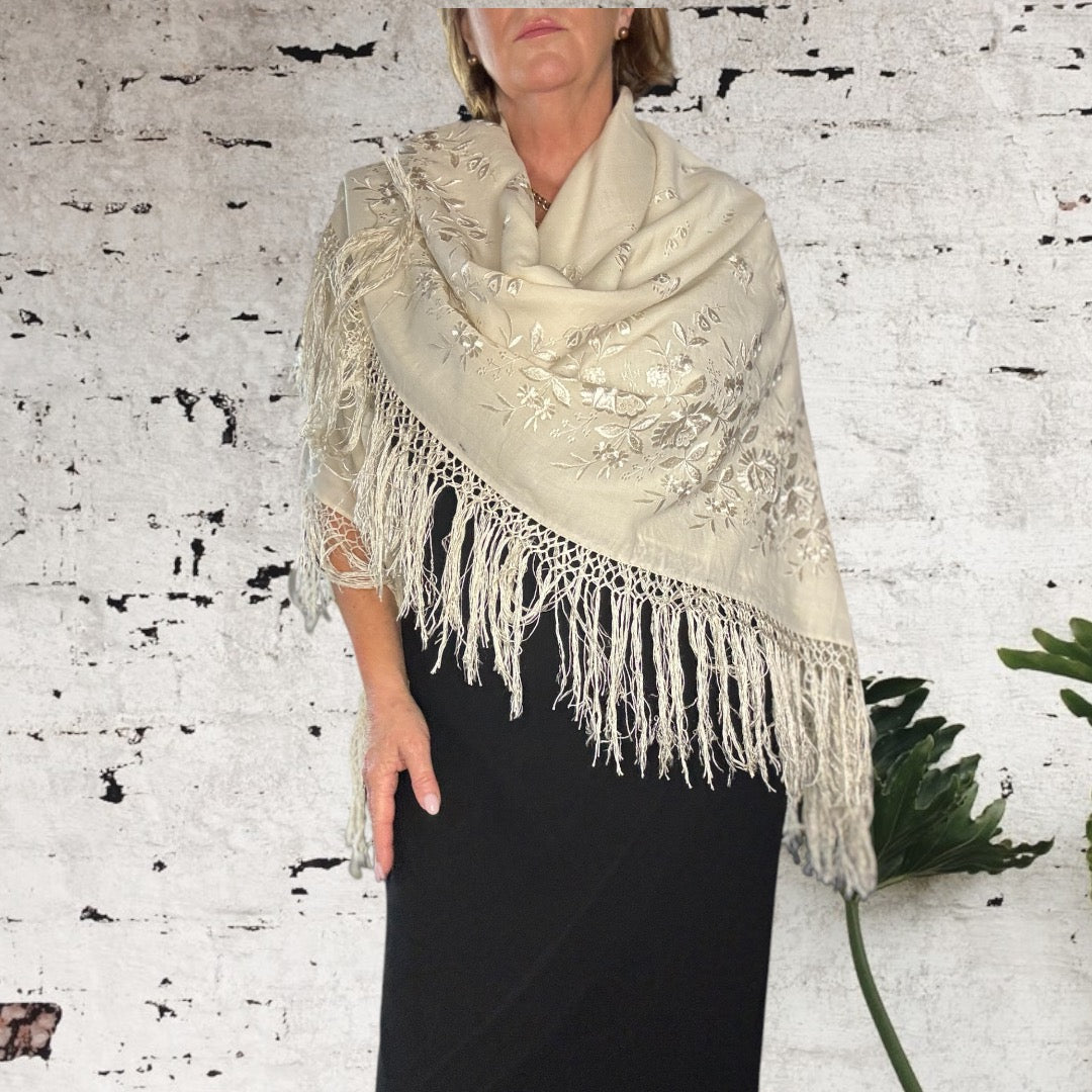 Vintage Piano Shawl