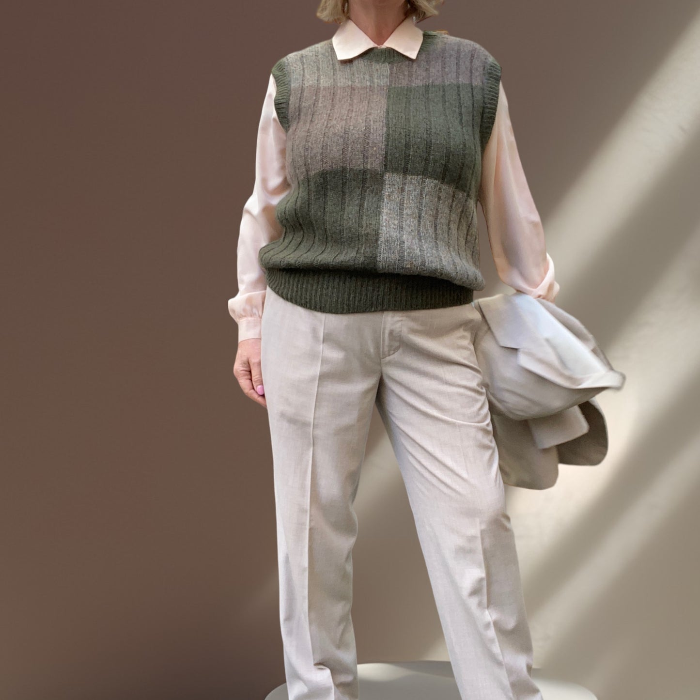 Olive Grove Vest Size L