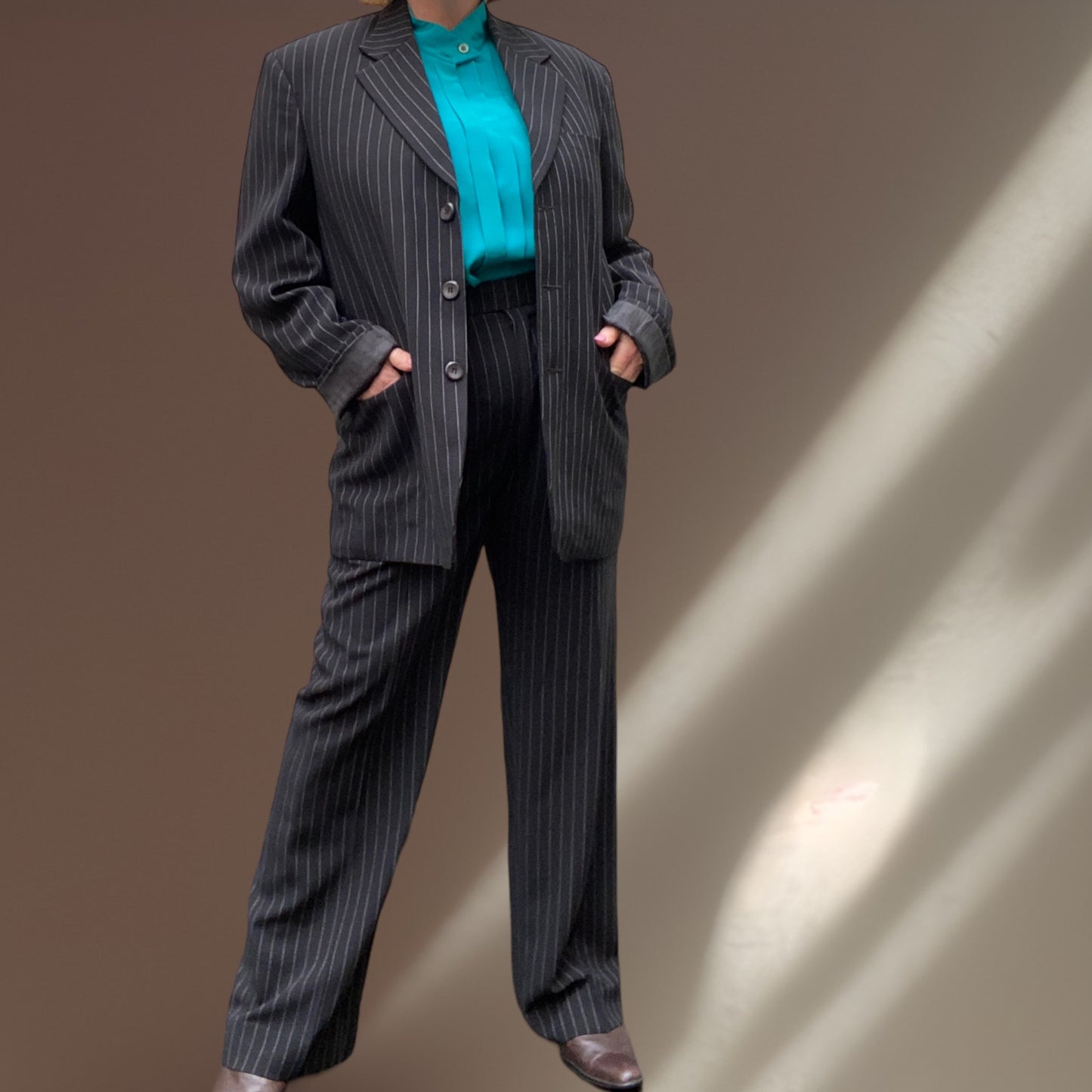 Opal Pinstripe Suit Size 14-16
