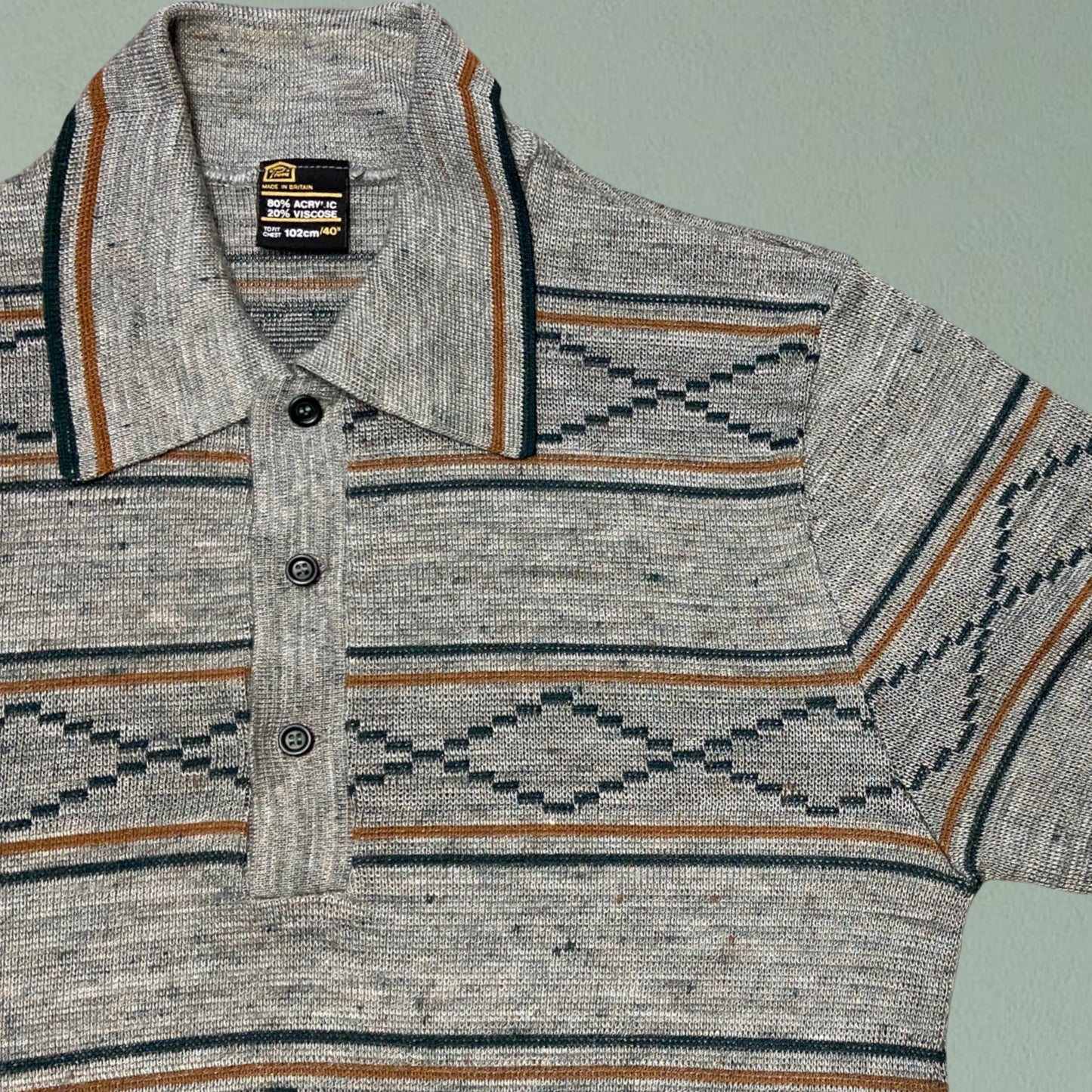 Wynter Knit Polo Shirt Size Small