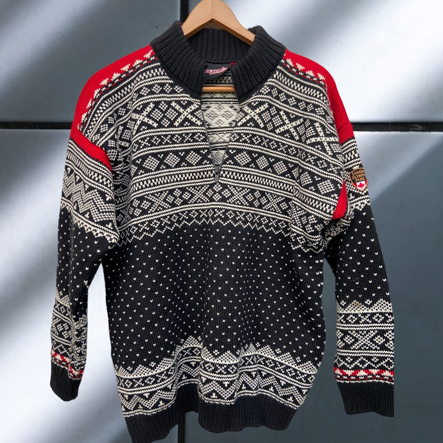 Olympic Park 1/4 Zip Knitted Jumper