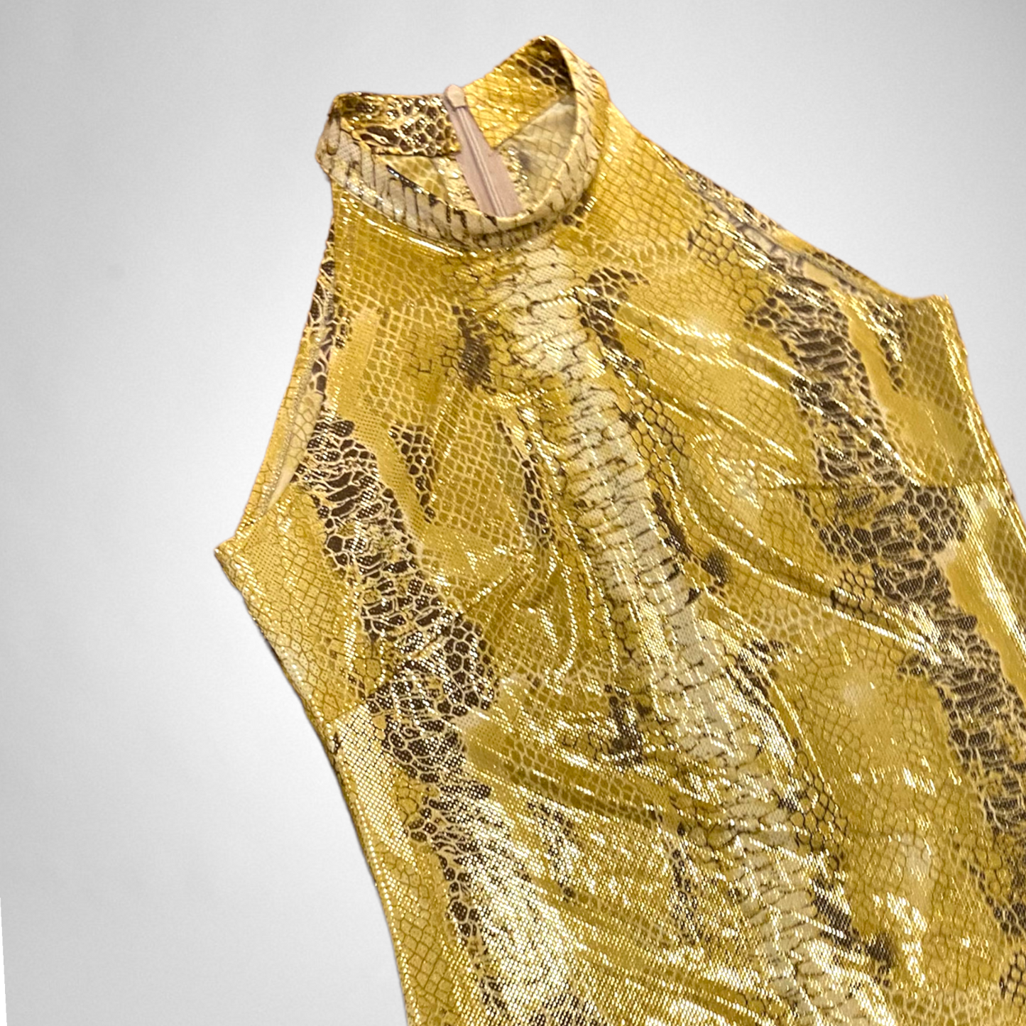 Gold Lame Dress Size 8-10
