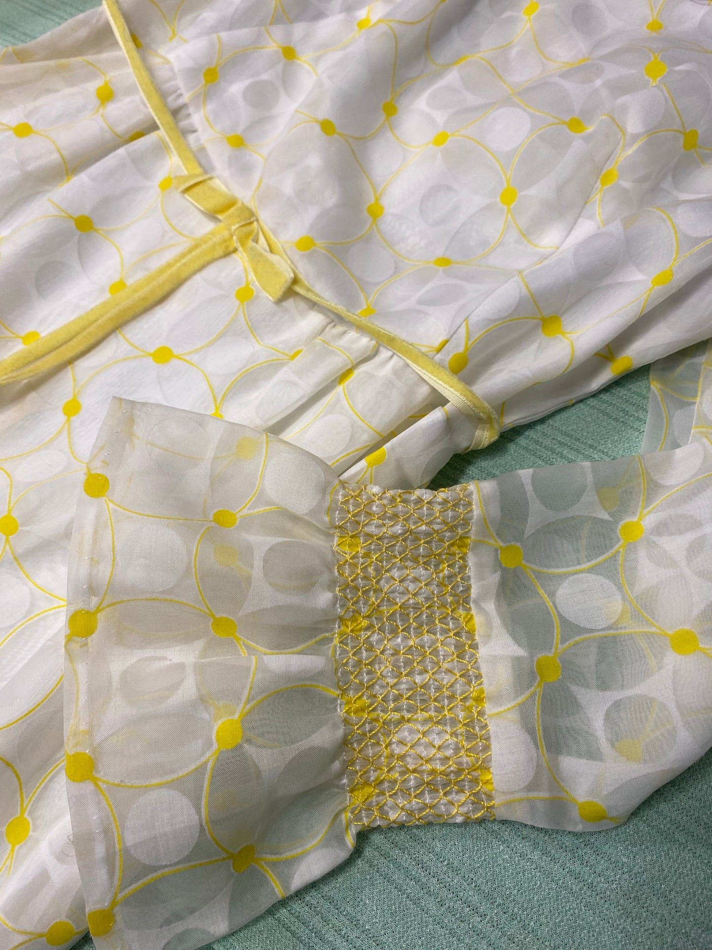 60's Geometric Babydoll Dress Size 6-8