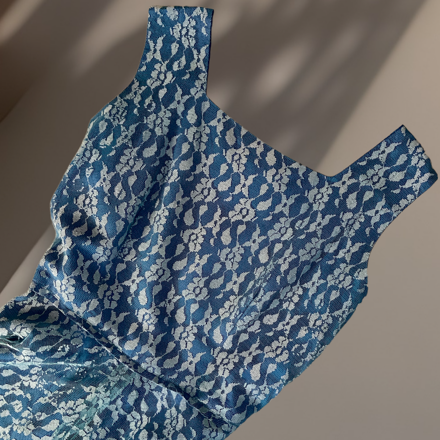 Blue Lace 1950's Dress