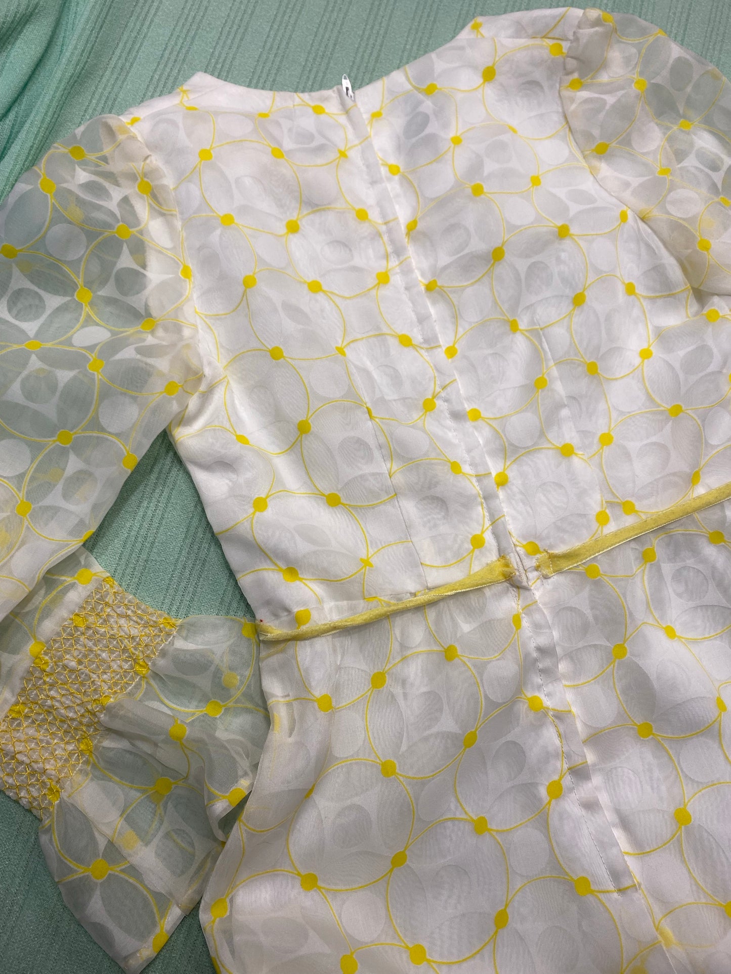 60's Geometric Babydoll Dress Size 6-8