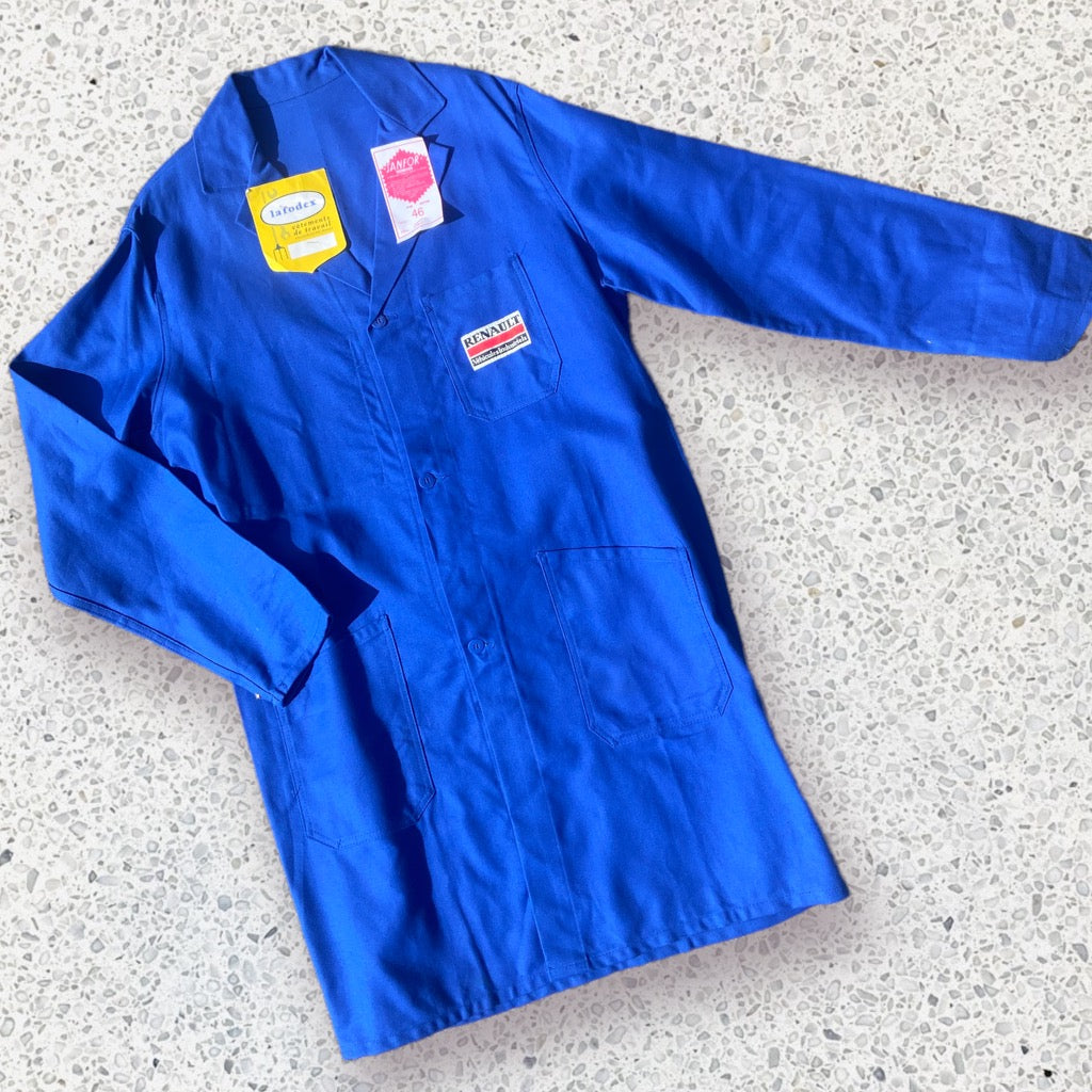 Renault Blue Workwear Coat Size M