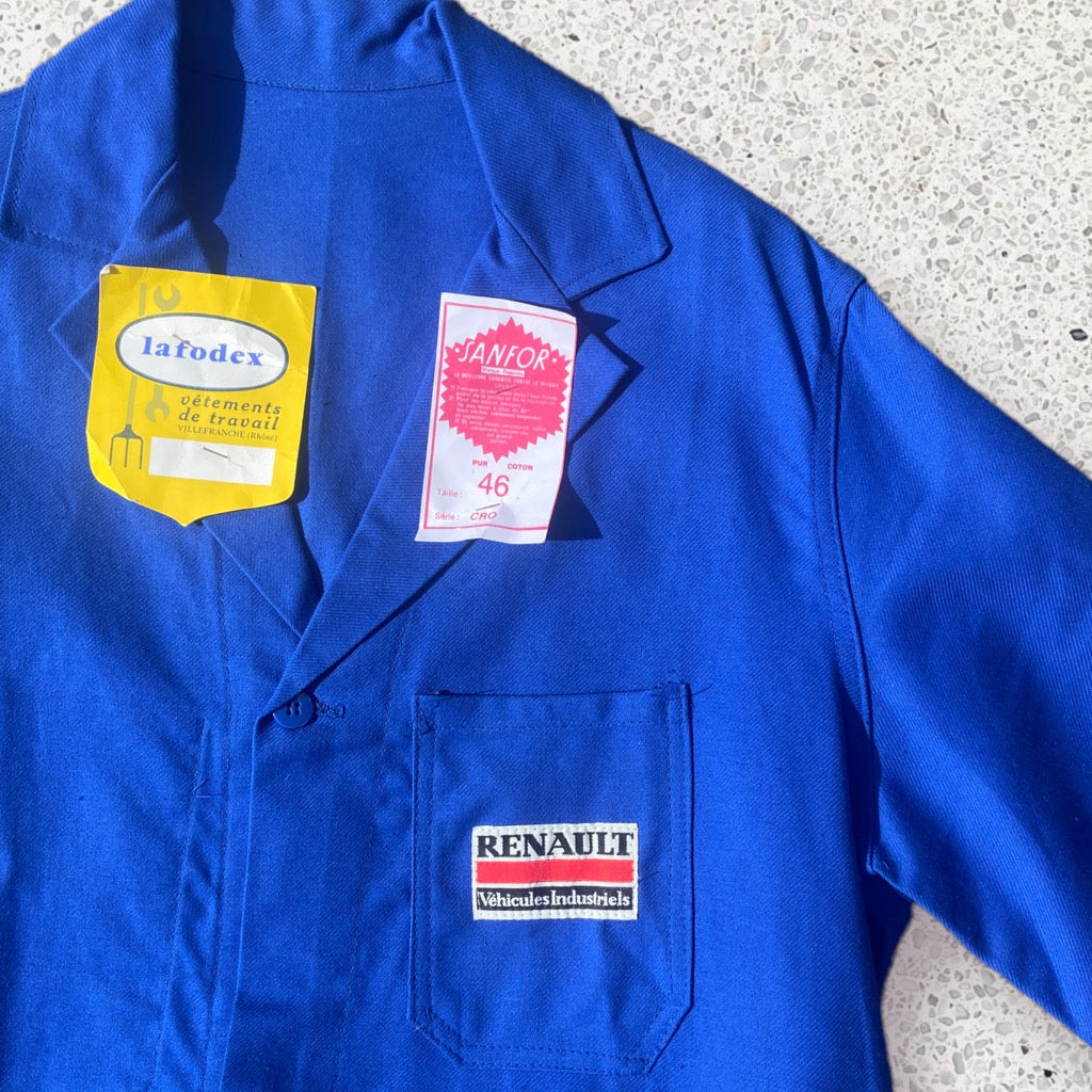 Renault Blue Workwear Coat Size M