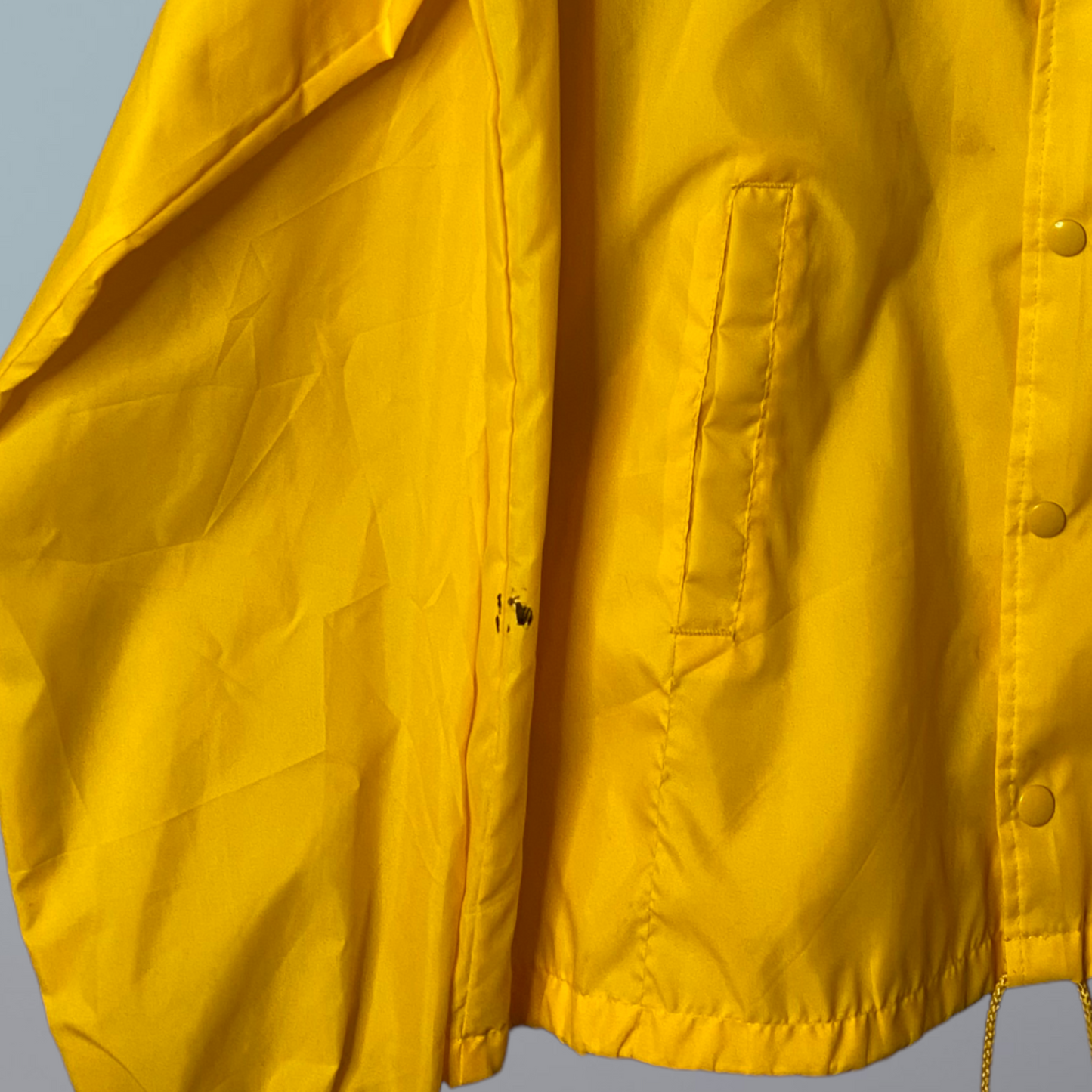 Champion Yellow Windbreaker Size XL