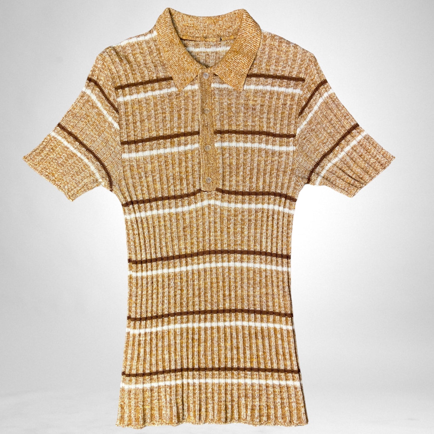 Eddie Ribbed Knit Polo